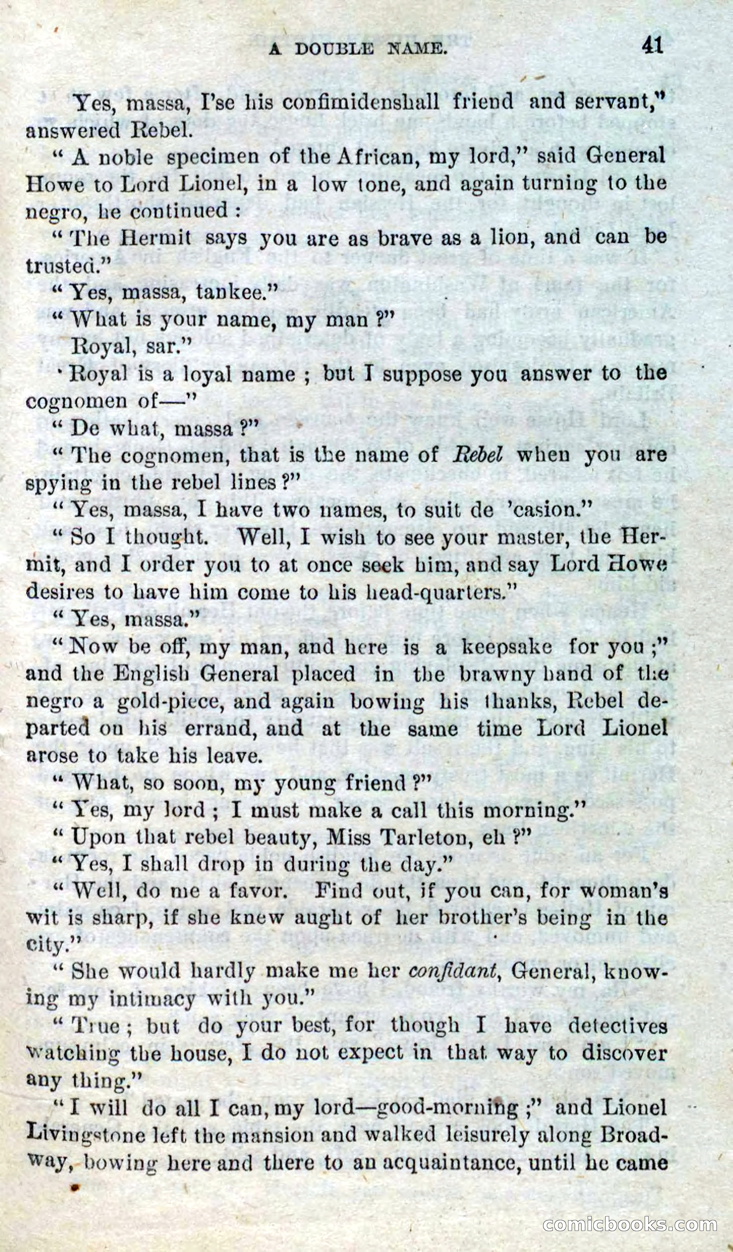 Beadle's Dime Novels No. 298: The Hussar Captain — page 37 of 100