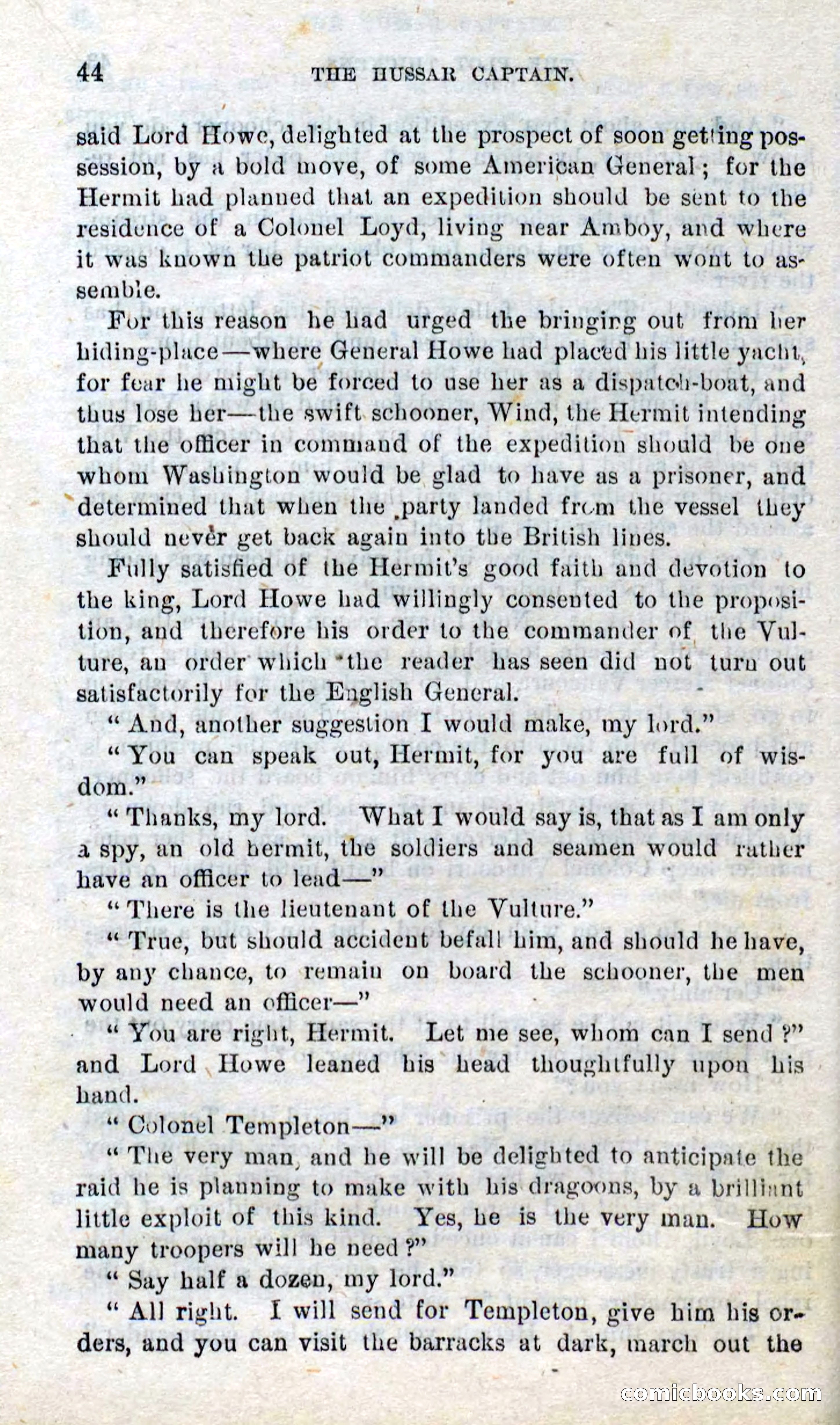 Beadle's Dime Novels No. 298: The Hussar Captain — page 40 of 100