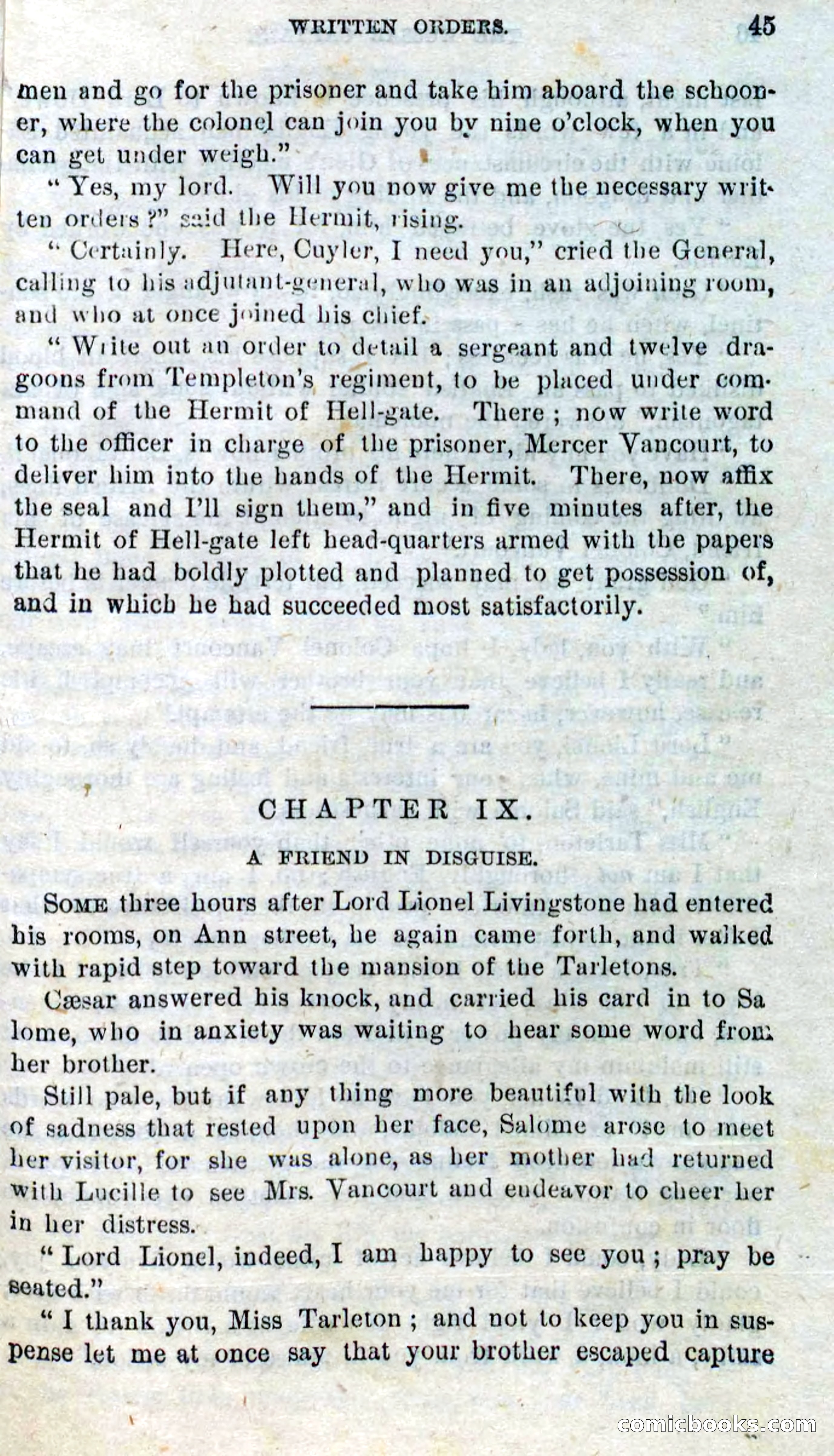 Beadle's Dime Novels No. 298: The Hussar Captain — page 41 of 100