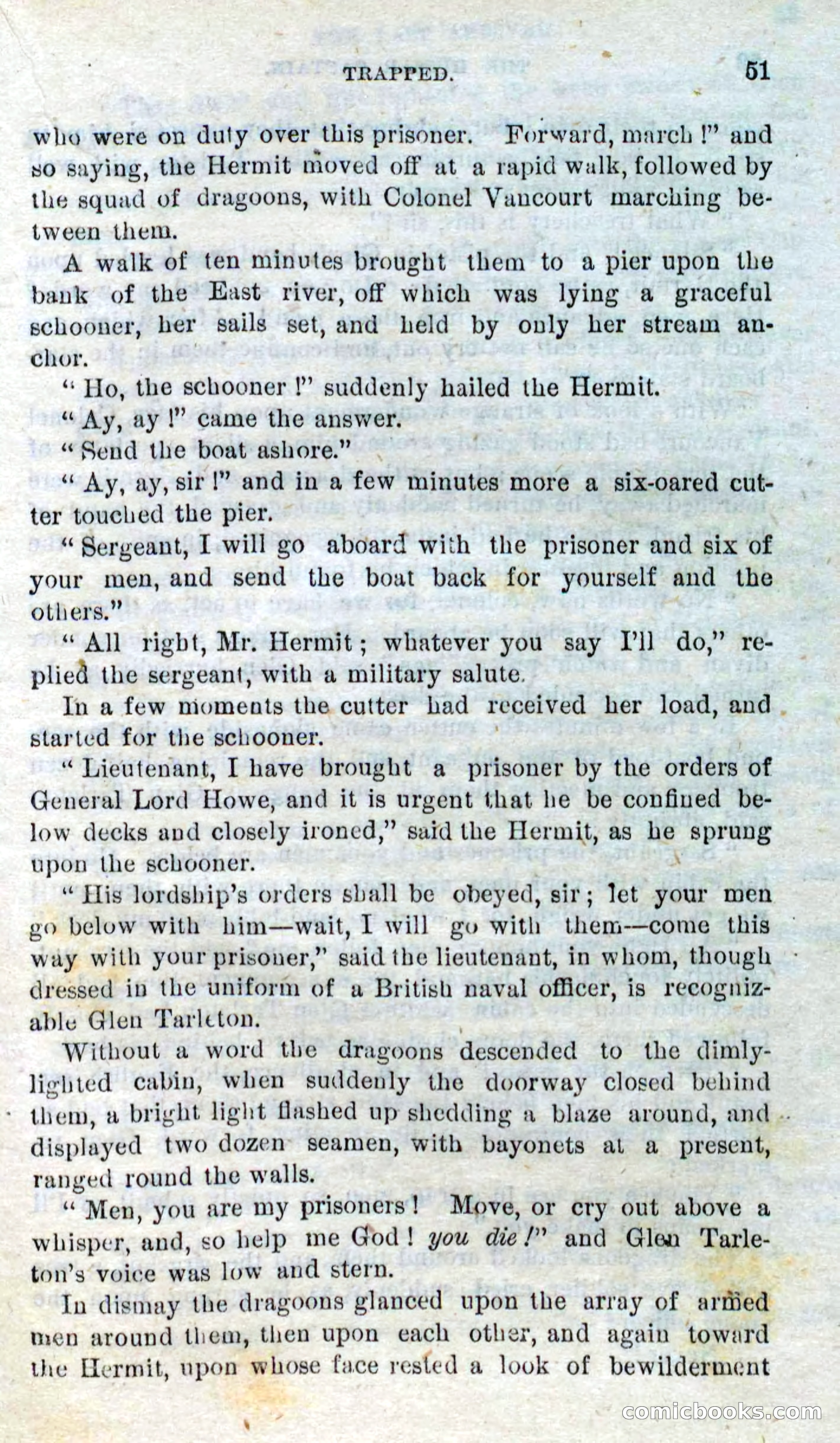 Beadle's Dime Novels No. 298: The Hussar Captain — page 47 of 100