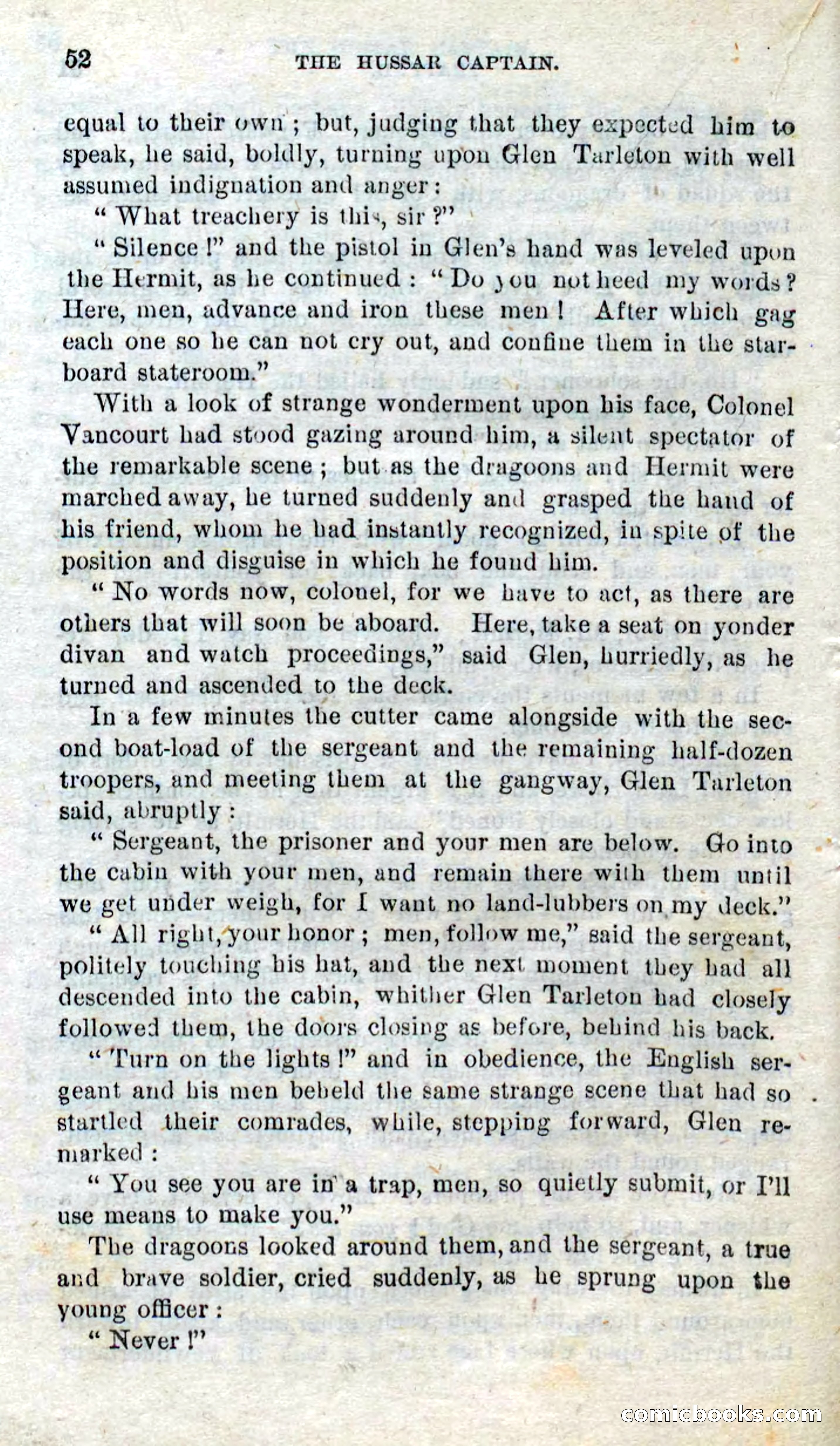 Beadle's Dime Novels No. 298: The Hussar Captain — page 48 of 100