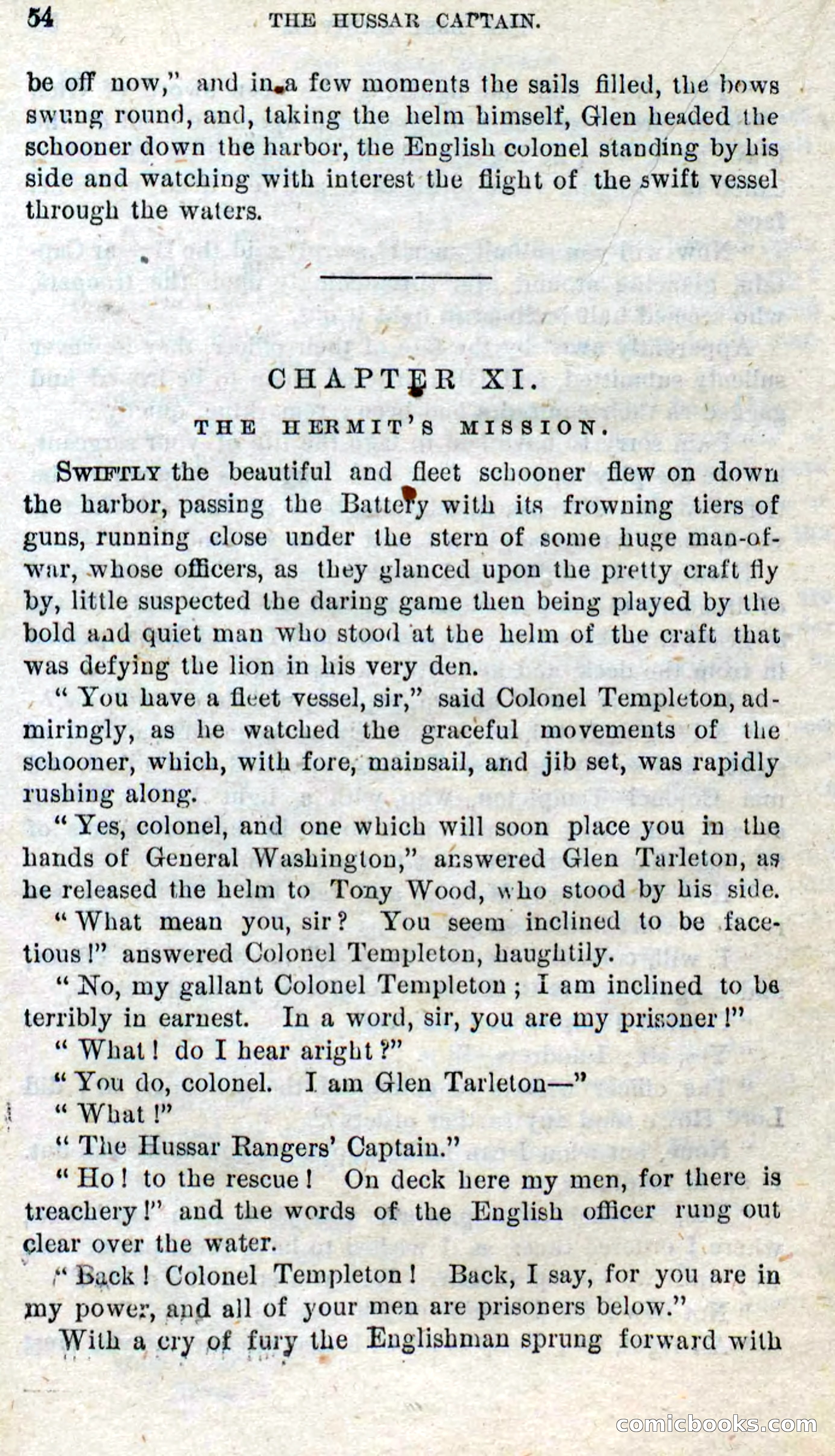 Beadle's Dime Novels No. 298: The Hussar Captain — page 50 of 100