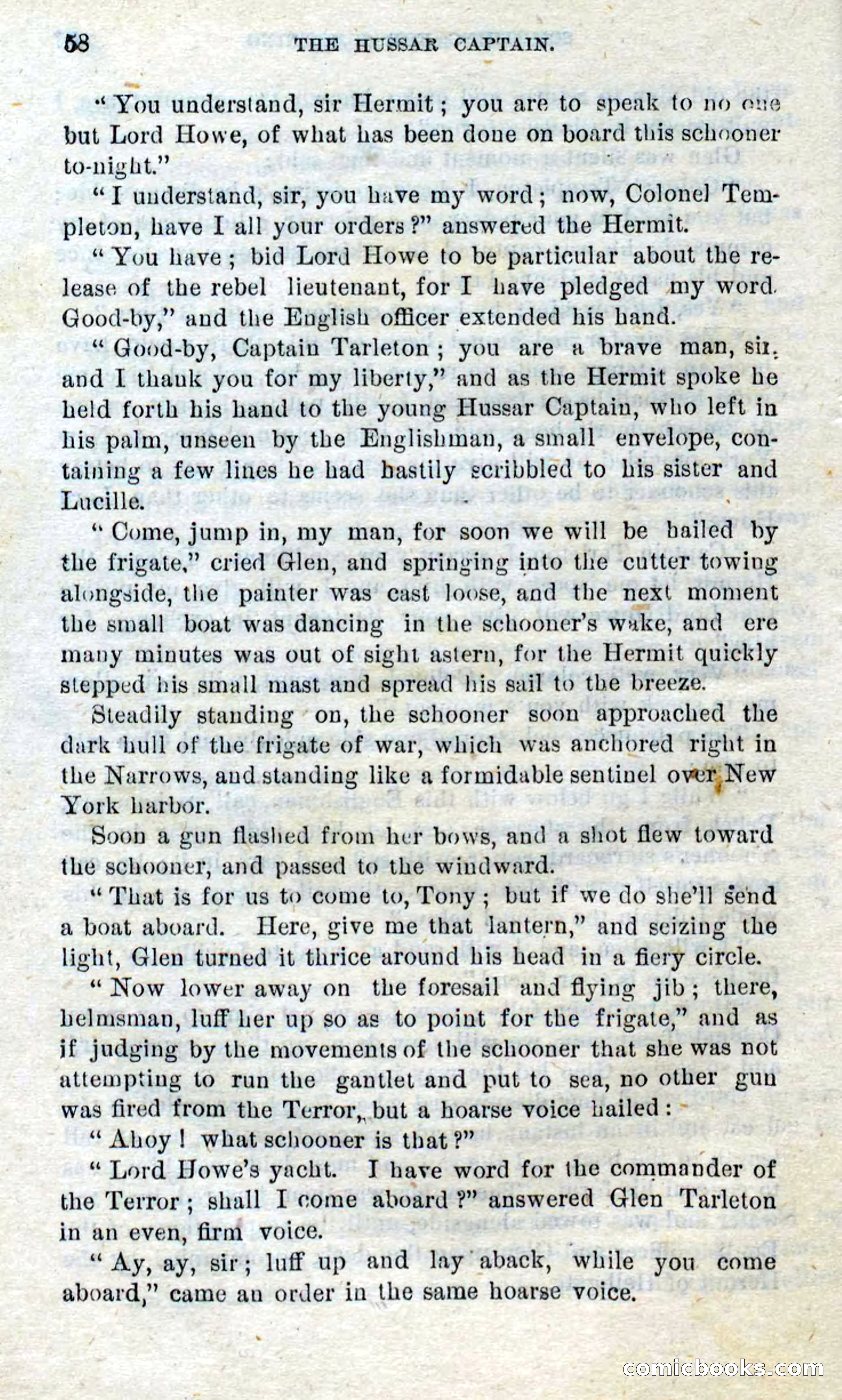 Beadle's Dime Novels No. 298: The Hussar Captain — page 54 of 100