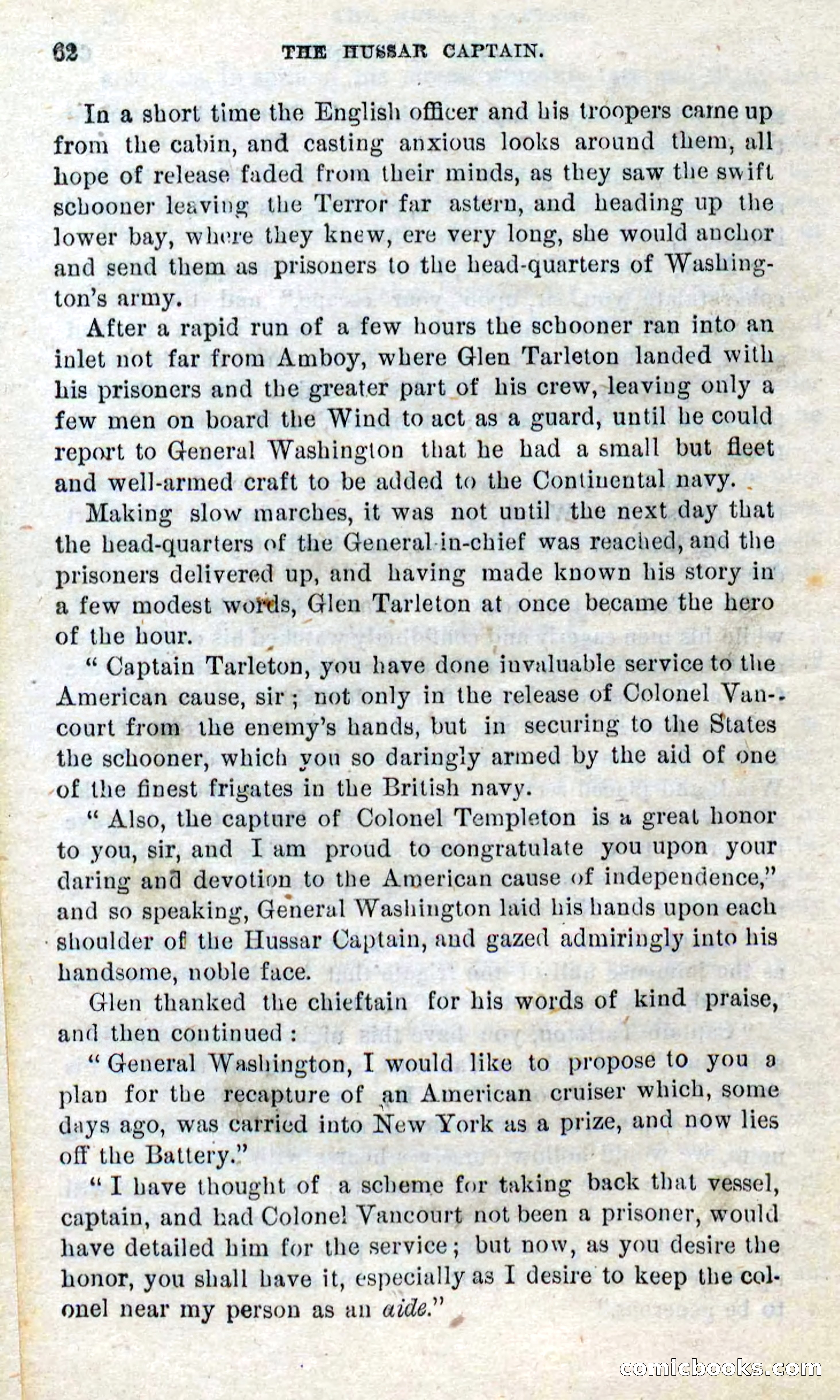 Beadle's Dime Novels No. 298: The Hussar Captain — page 58 of 100