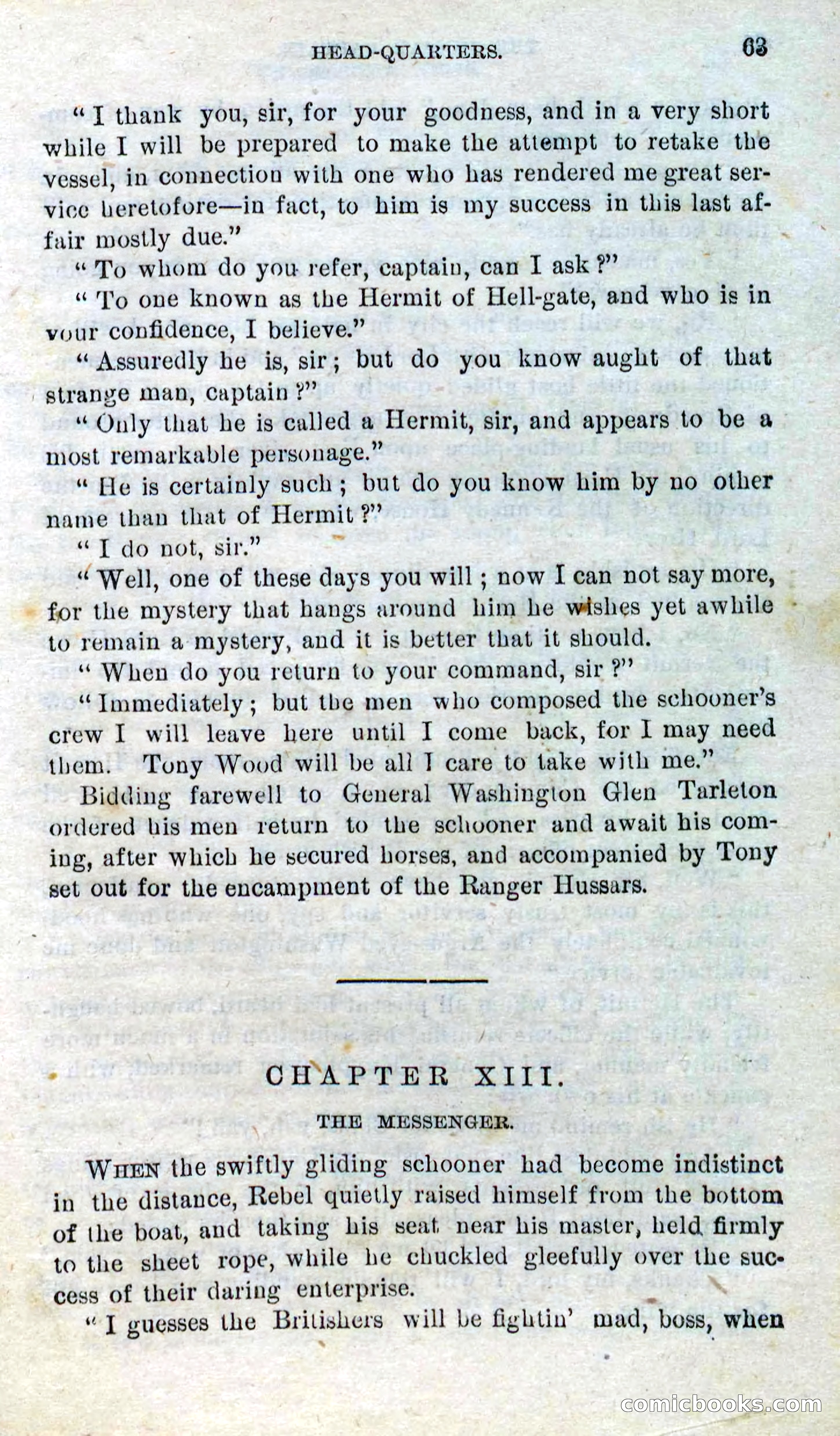 Beadle's Dime Novels No. 298: The Hussar Captain — page 59 of 100