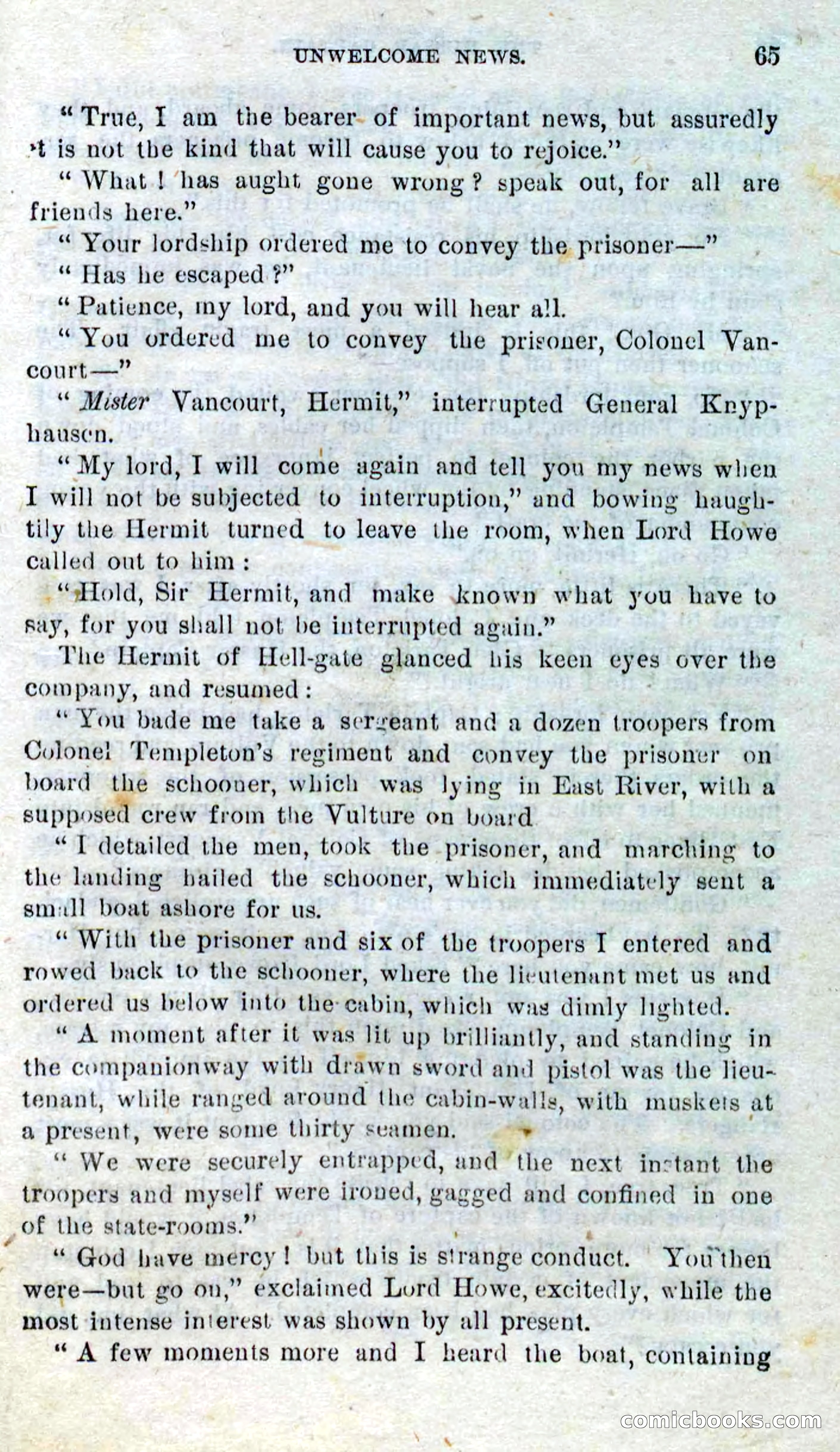 Beadle's Dime Novels No. 298: The Hussar Captain — page 61 of 100