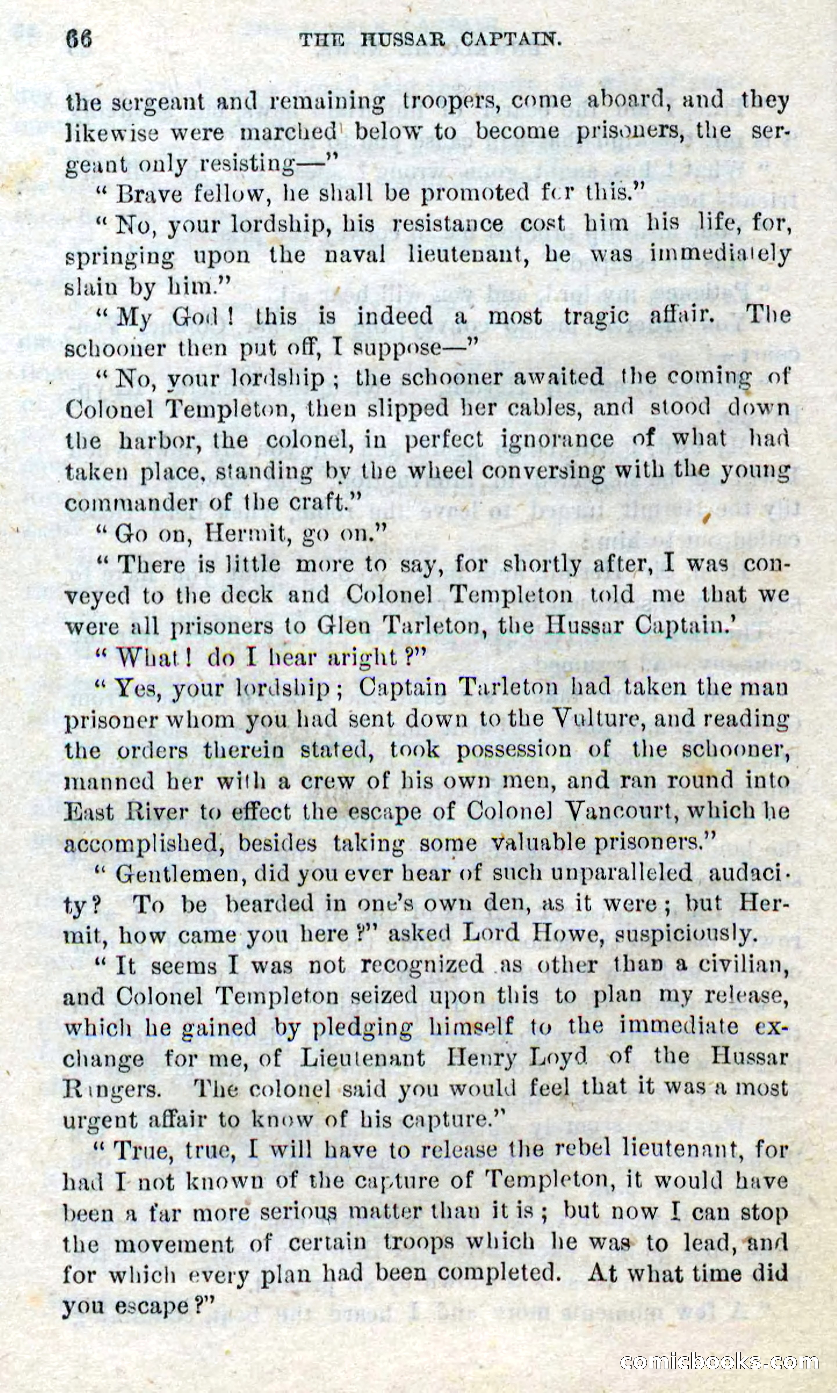 Beadle's Dime Novels No. 298: The Hussar Captain — page 62 of 100