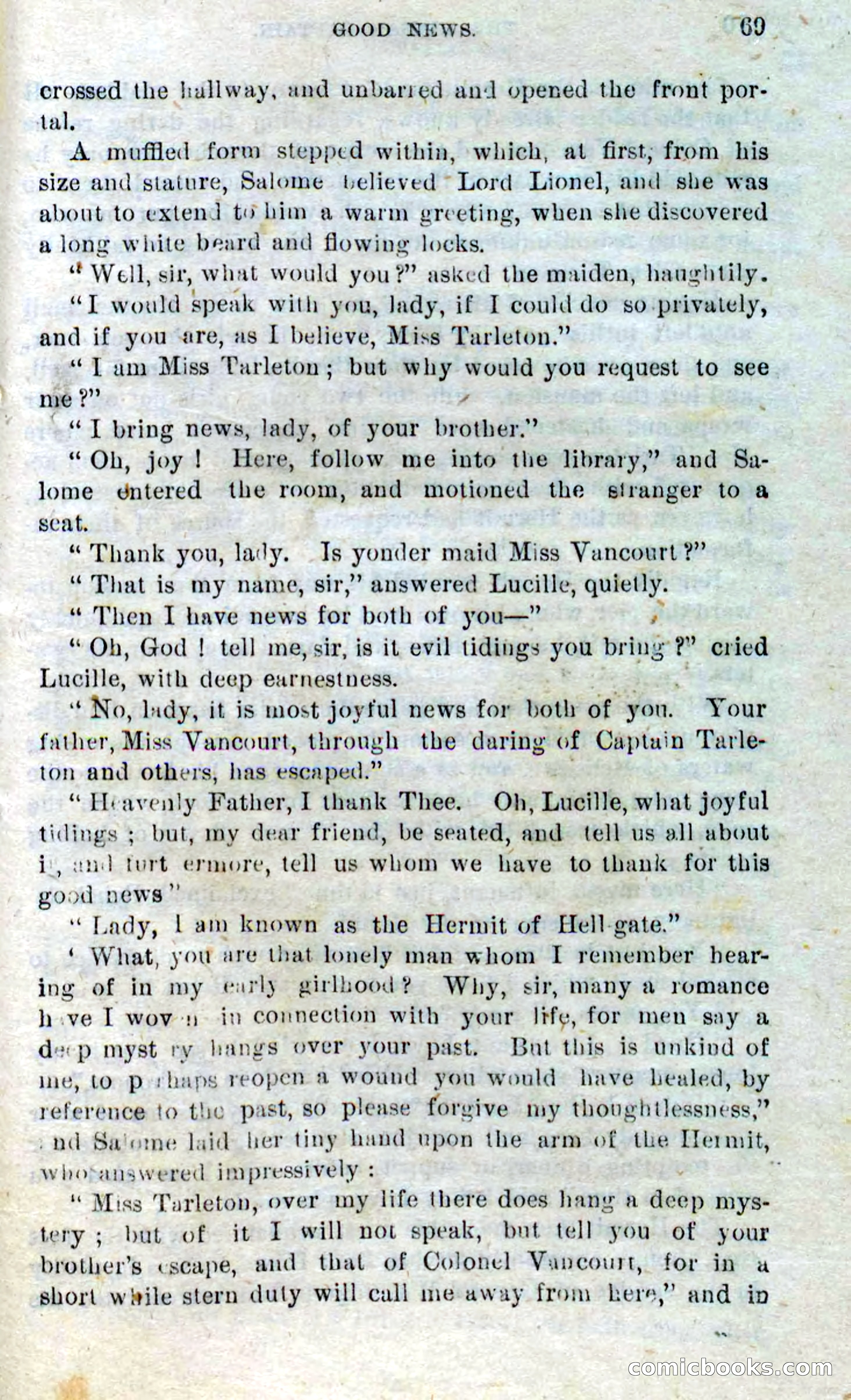 Beadle's Dime Novels No. 298: The Hussar Captain — page 65 of 100