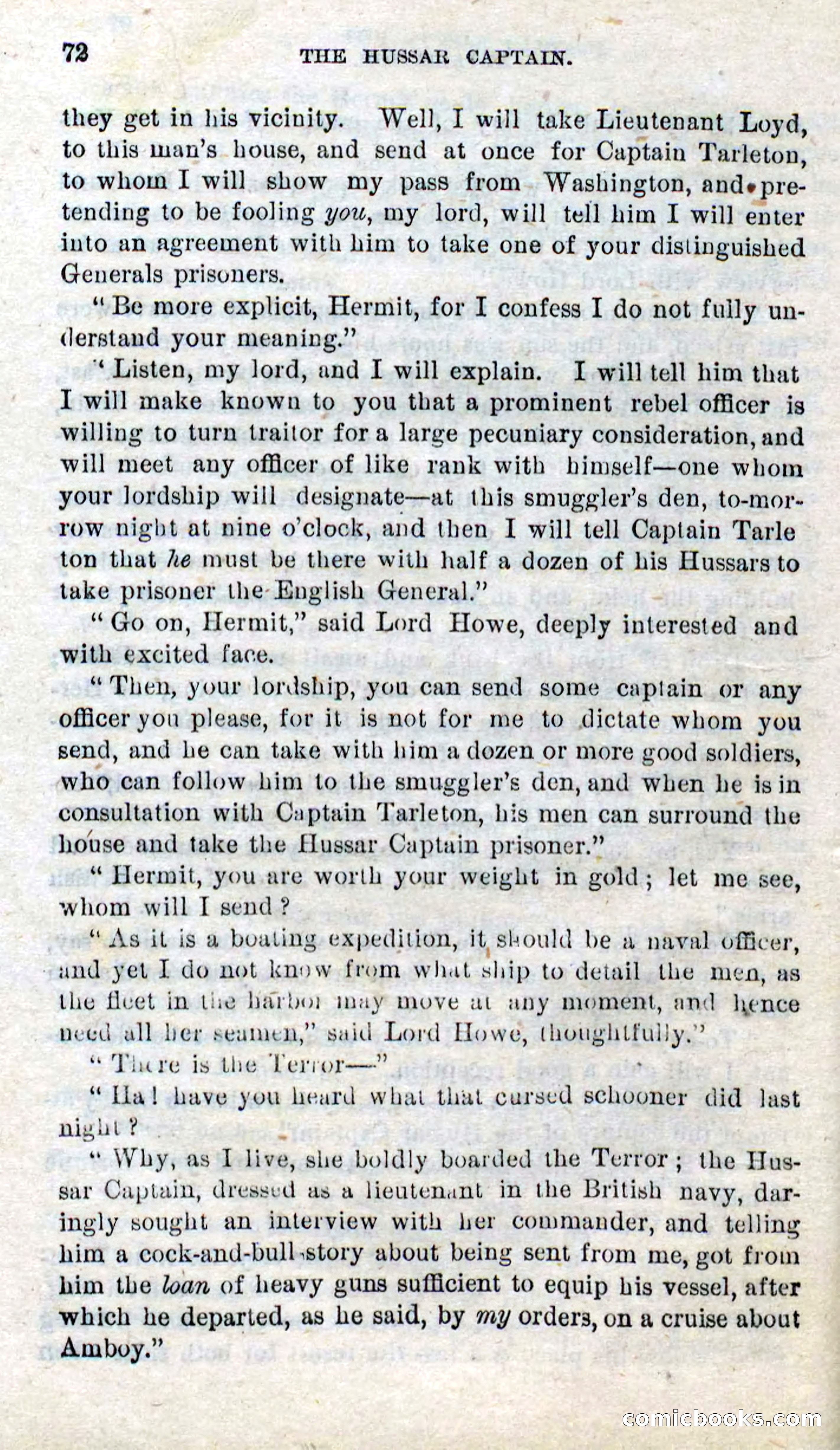 Beadle's Dime Novels No. 298: The Hussar Captain — page 68 of 100