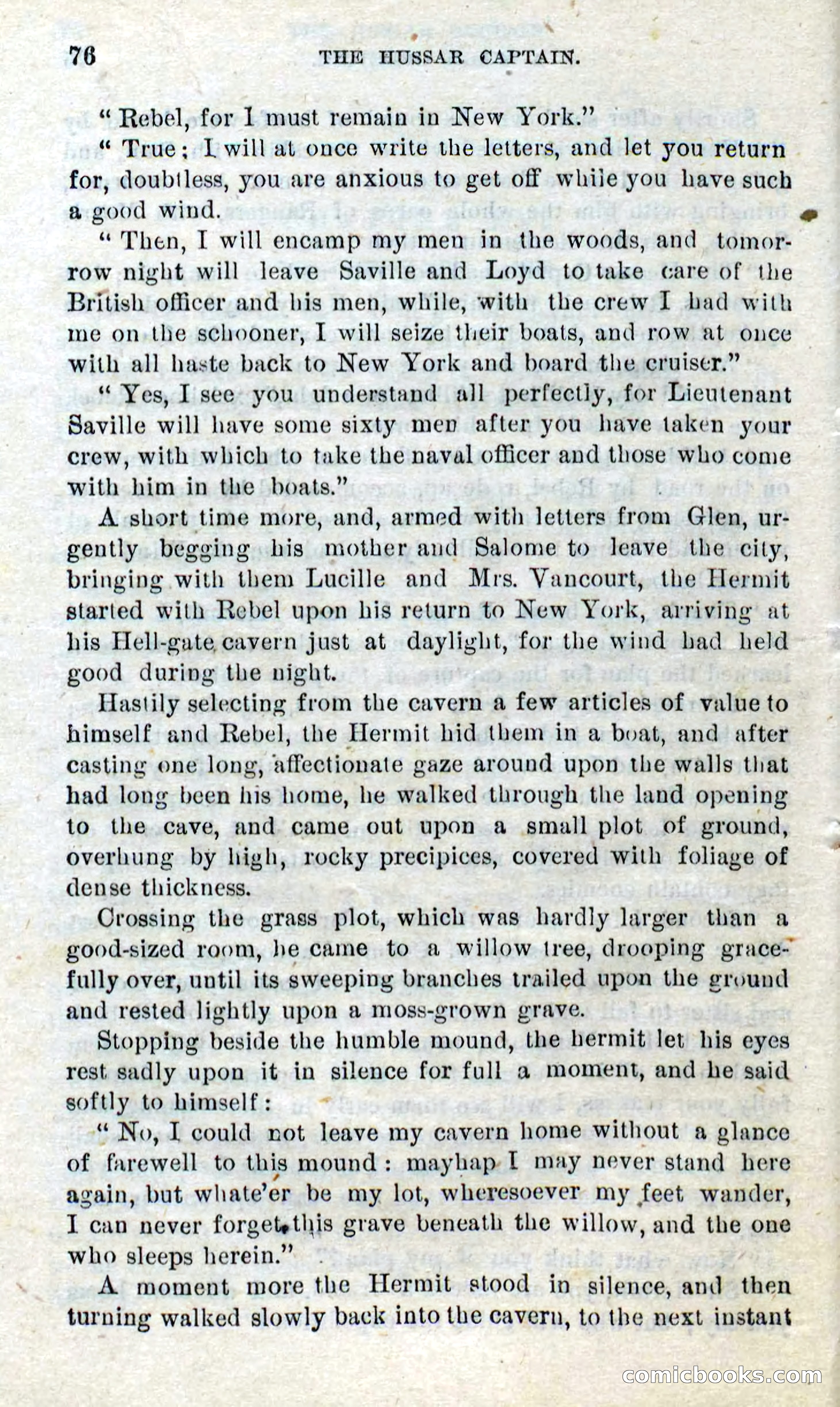 Beadle's Dime Novels No. 298: The Hussar Captain — page 72 of 100