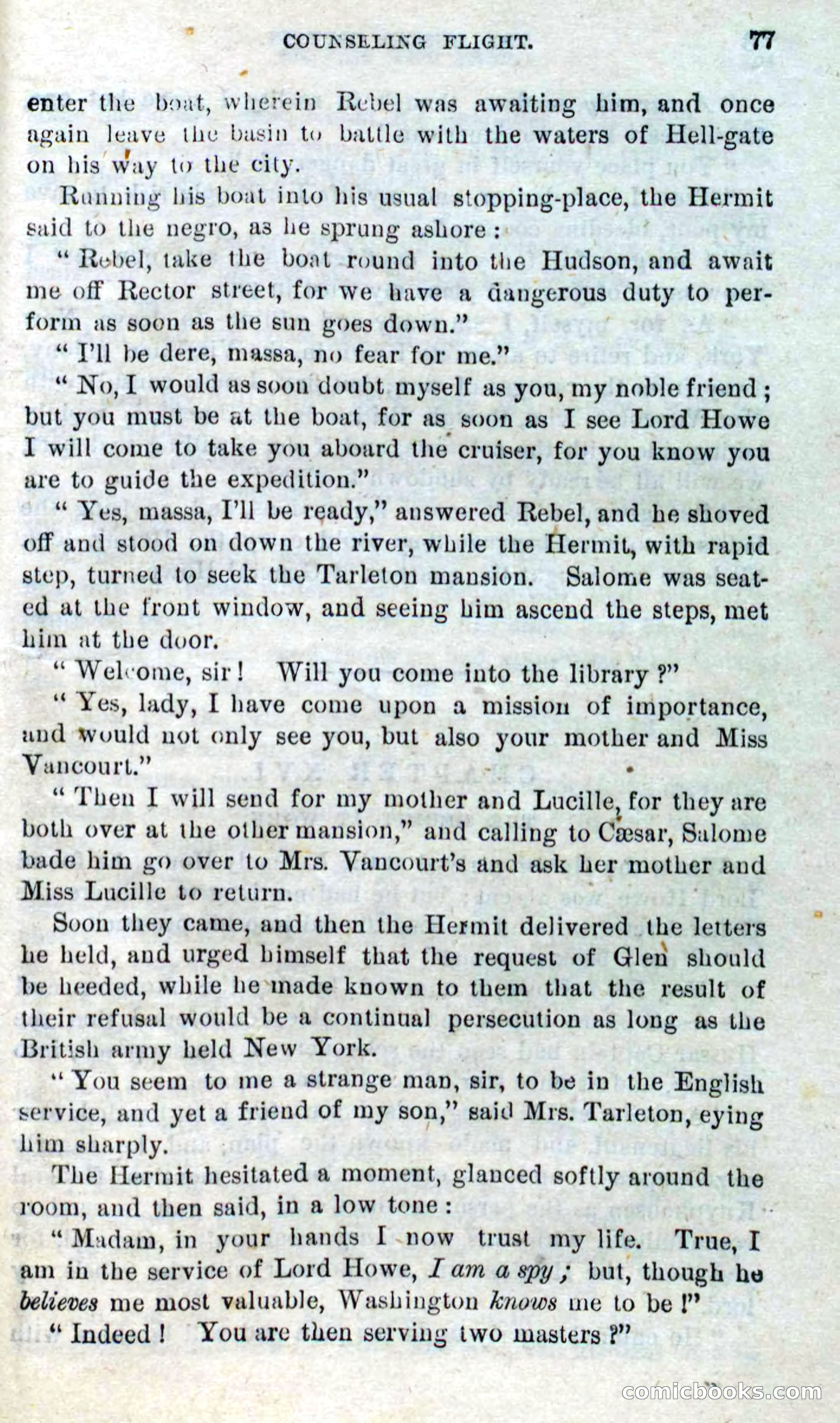 Beadle's Dime Novels No. 298: The Hussar Captain — page 73 of 100