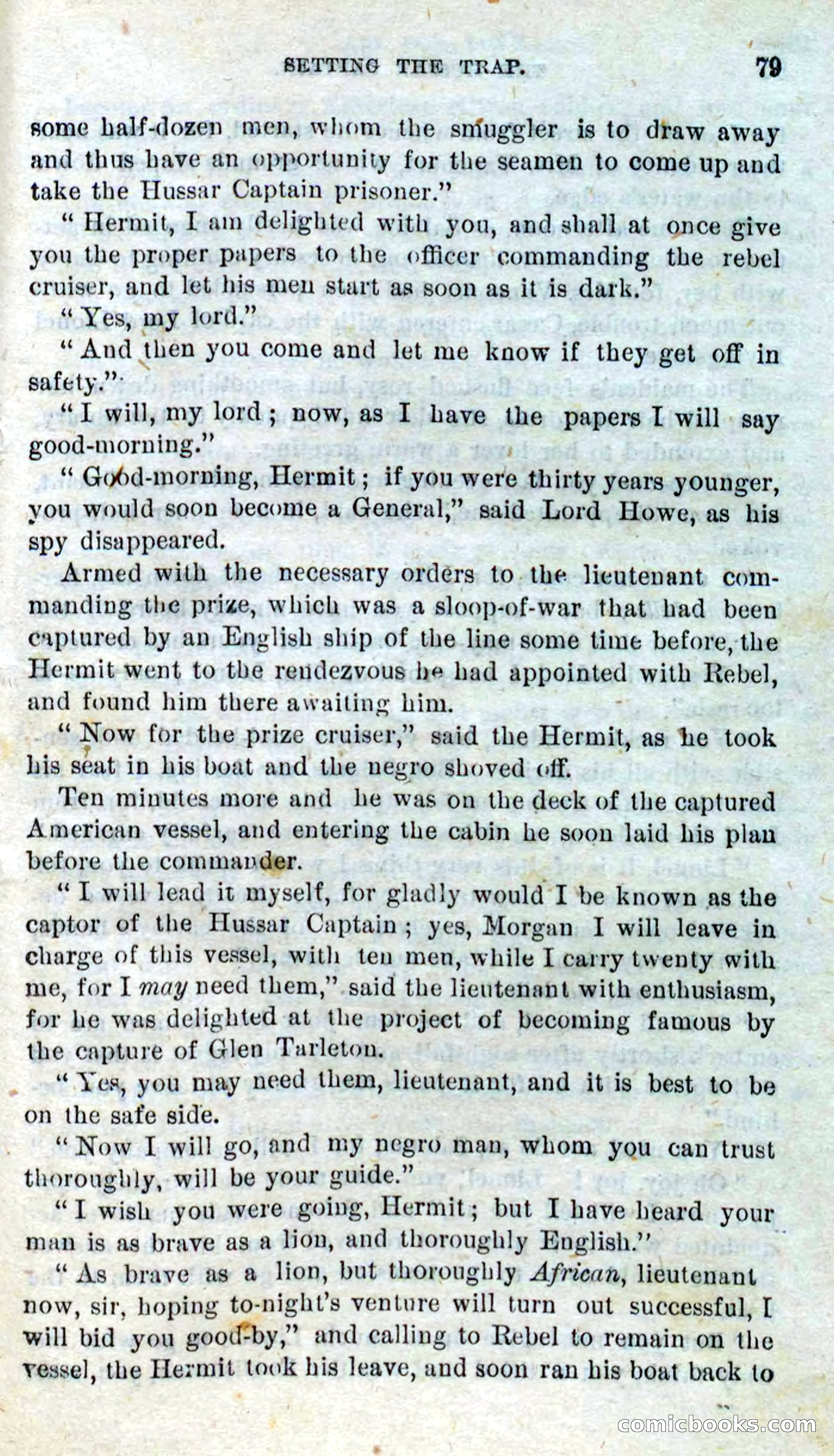 Beadle's Dime Novels No. 298: The Hussar Captain — page 75 of 100