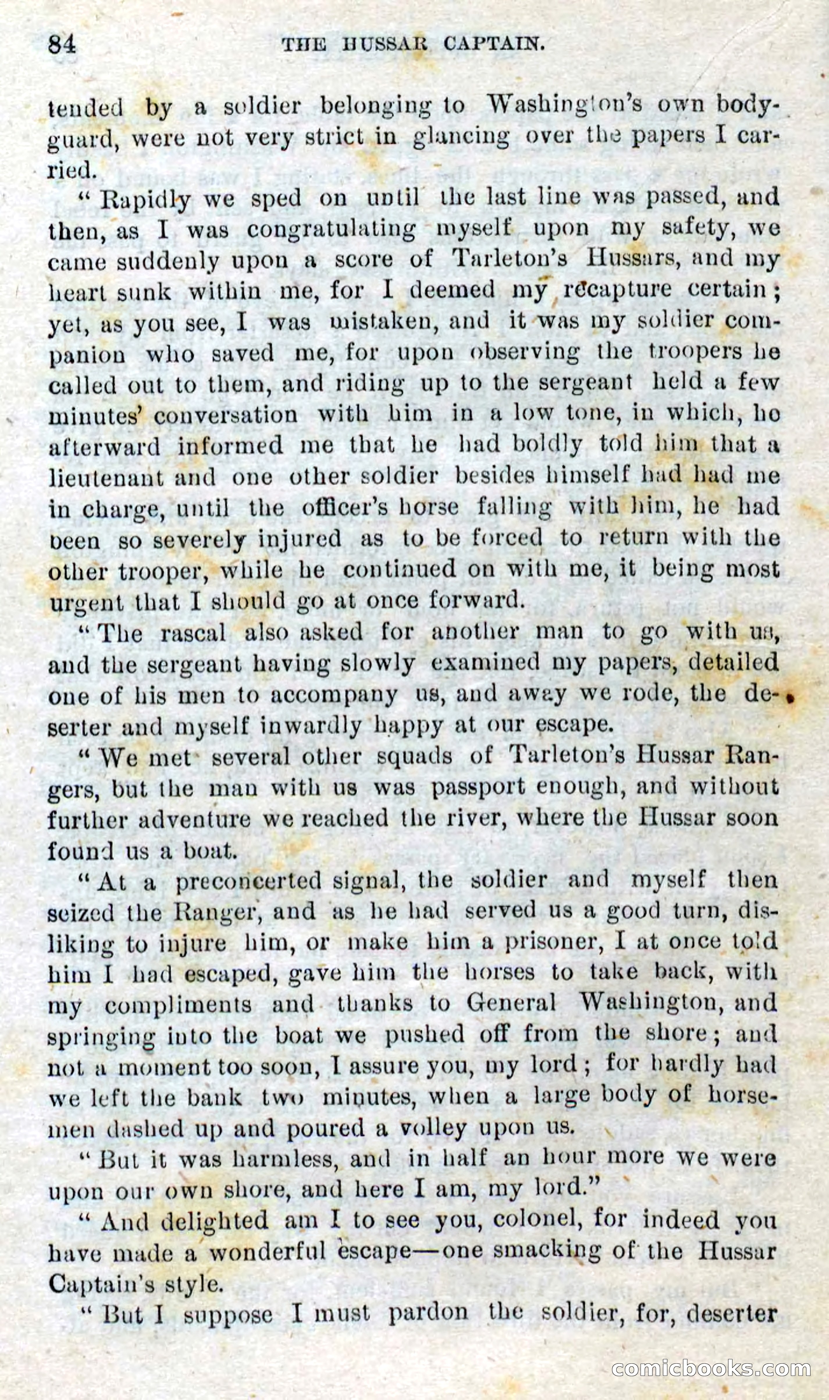 Beadle's Dime Novels No. 298: The Hussar Captain — page 80 of 100