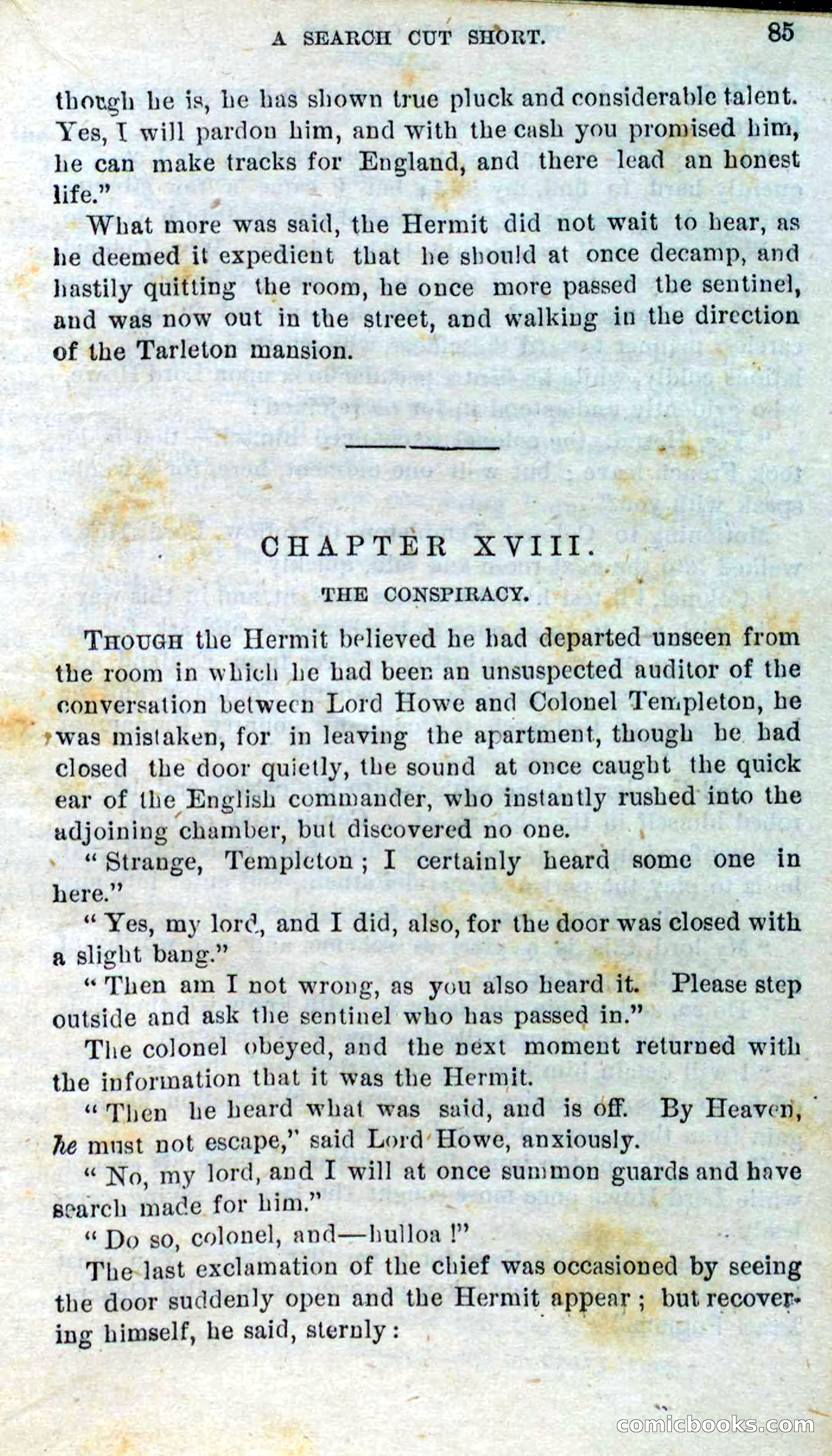Beadle's Dime Novels No. 298: The Hussar Captain — page 81 of 100