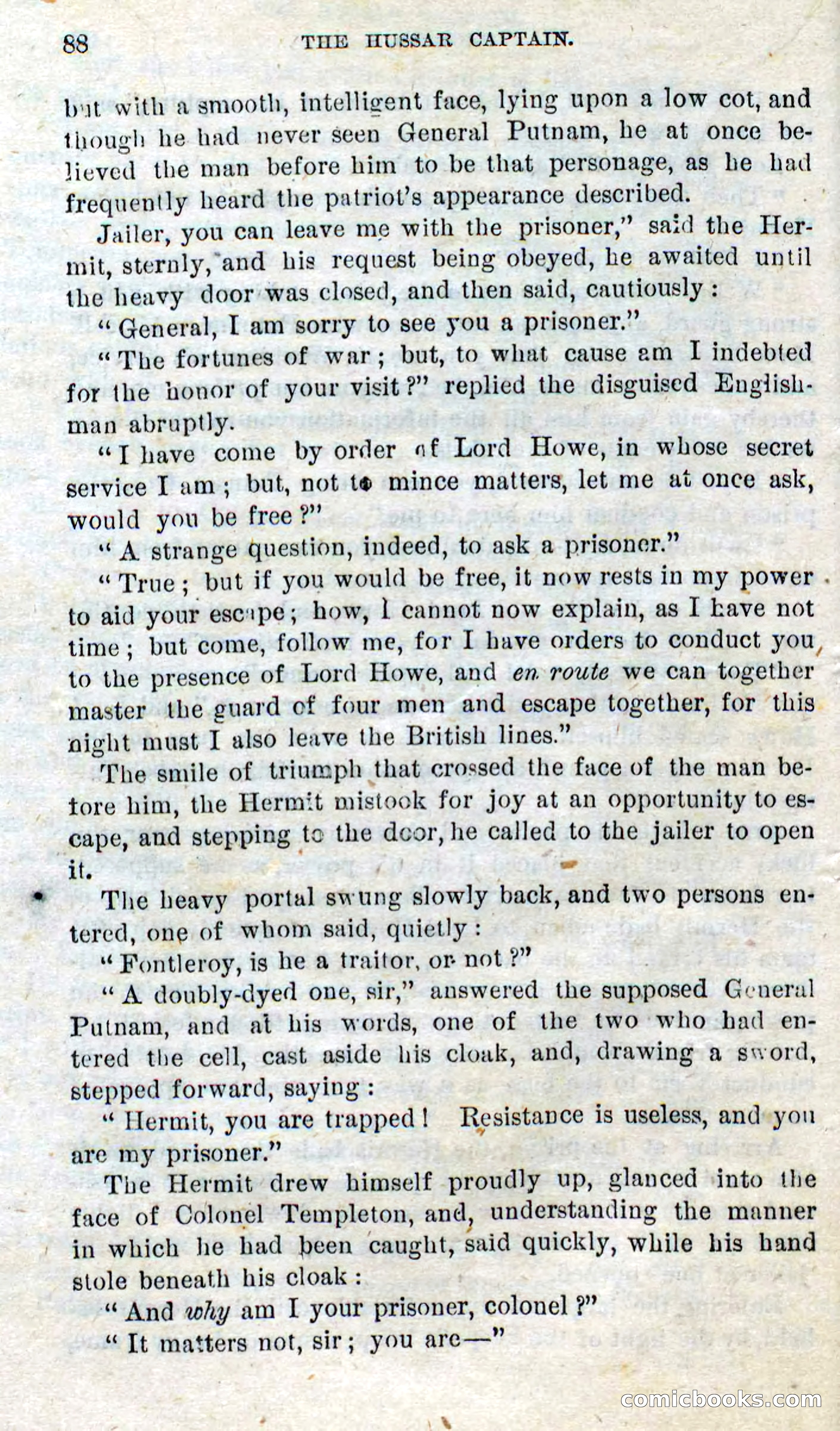 Beadle's Dime Novels No. 298: The Hussar Captain — page 84 of 100