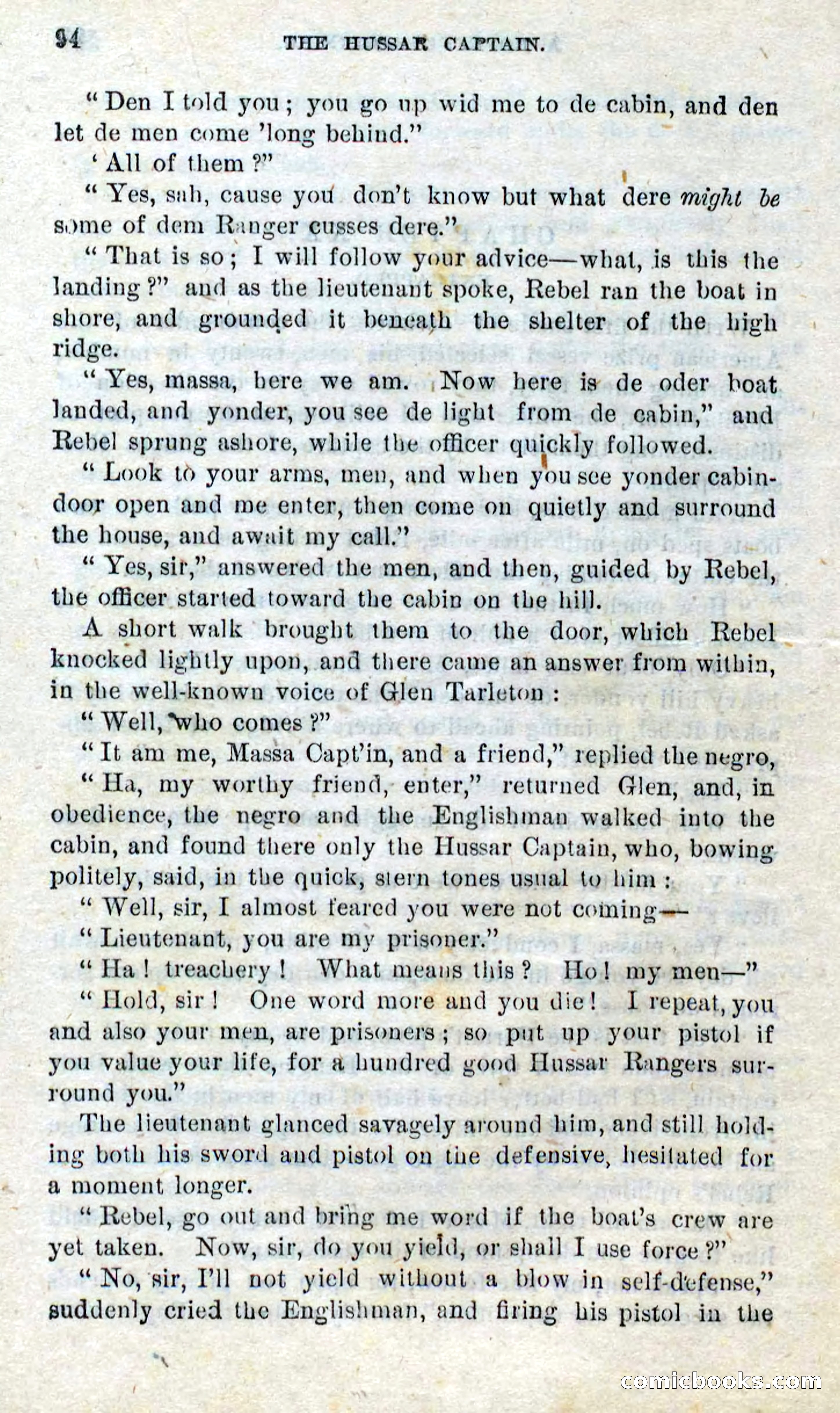 Beadle's Dime Novels No. 298: The Hussar Captain — page 90 of 100