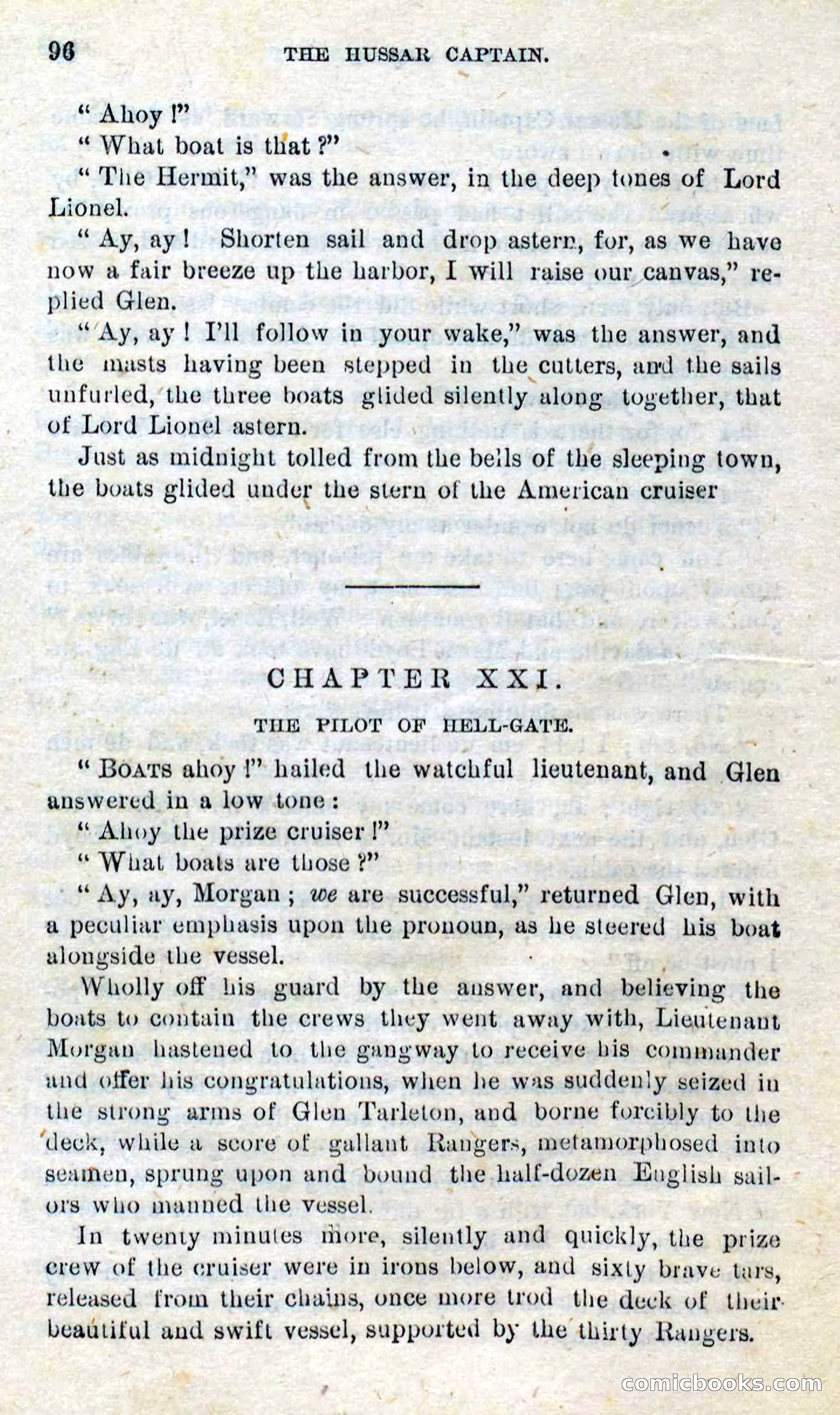 Beadle's Dime Novels No. 298: The Hussar Captain — page 92 of 100