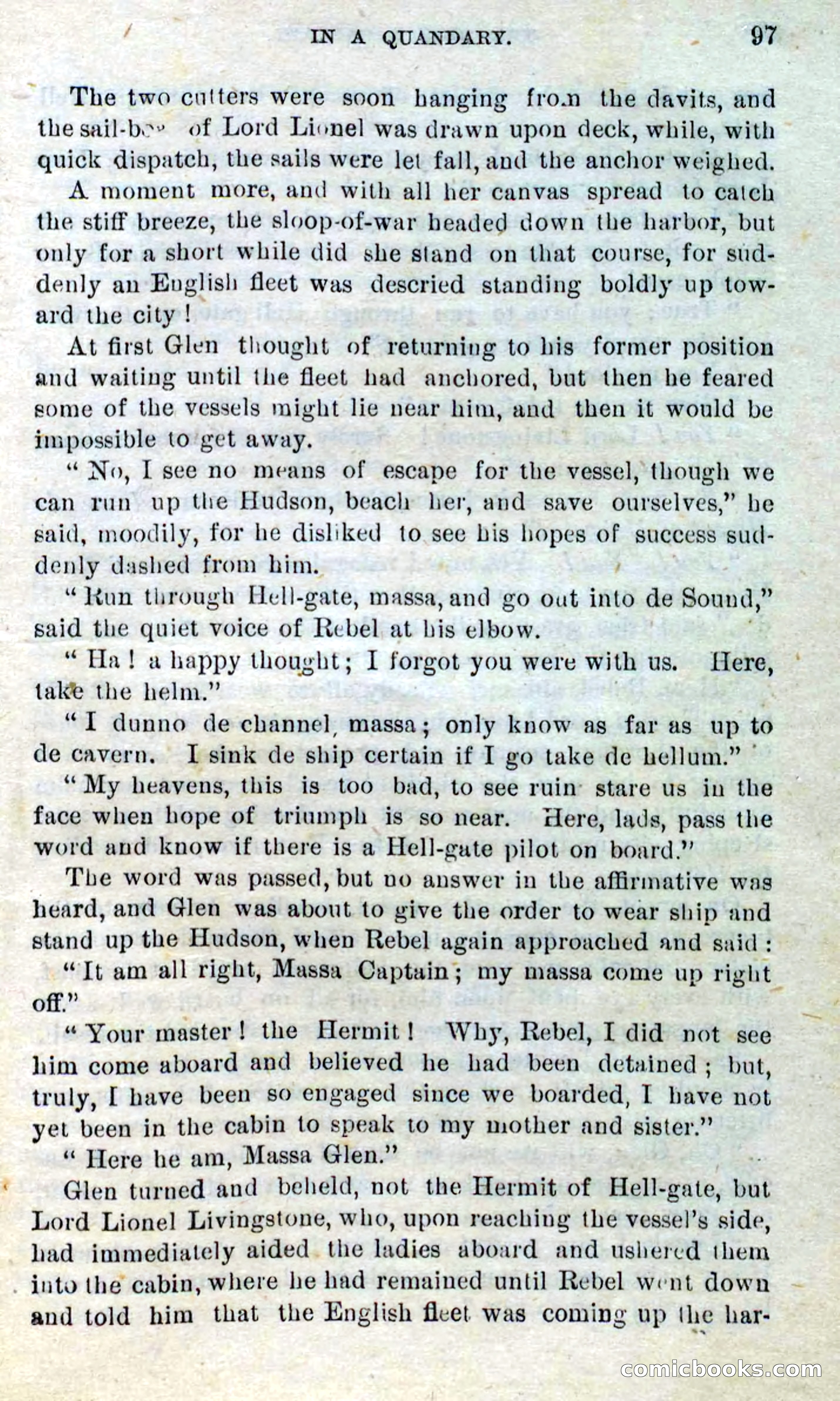 Beadle's Dime Novels No. 298: The Hussar Captain — page 93 of 100