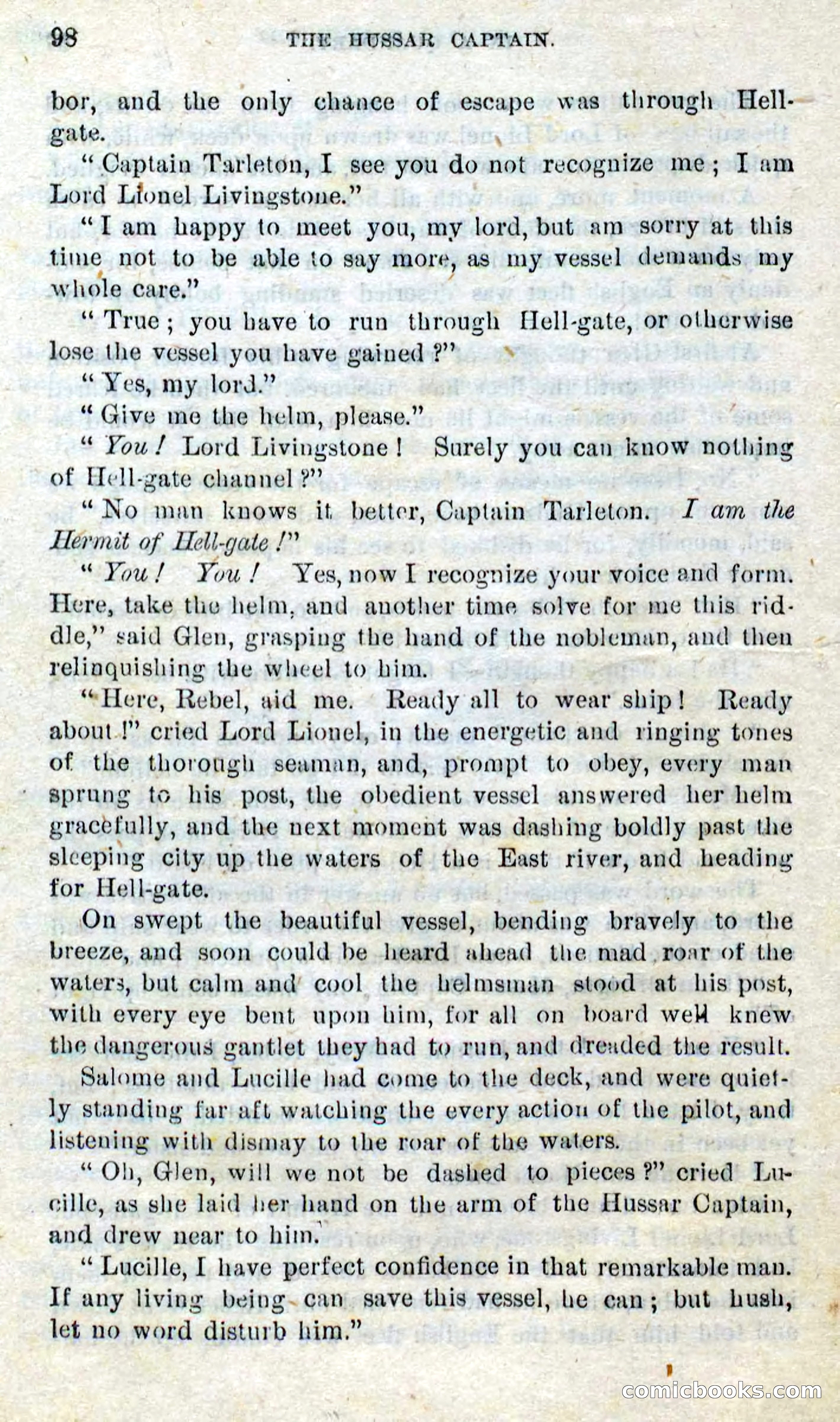 Beadle's Dime Novels No. 298: The Hussar Captain — page 94 of 100