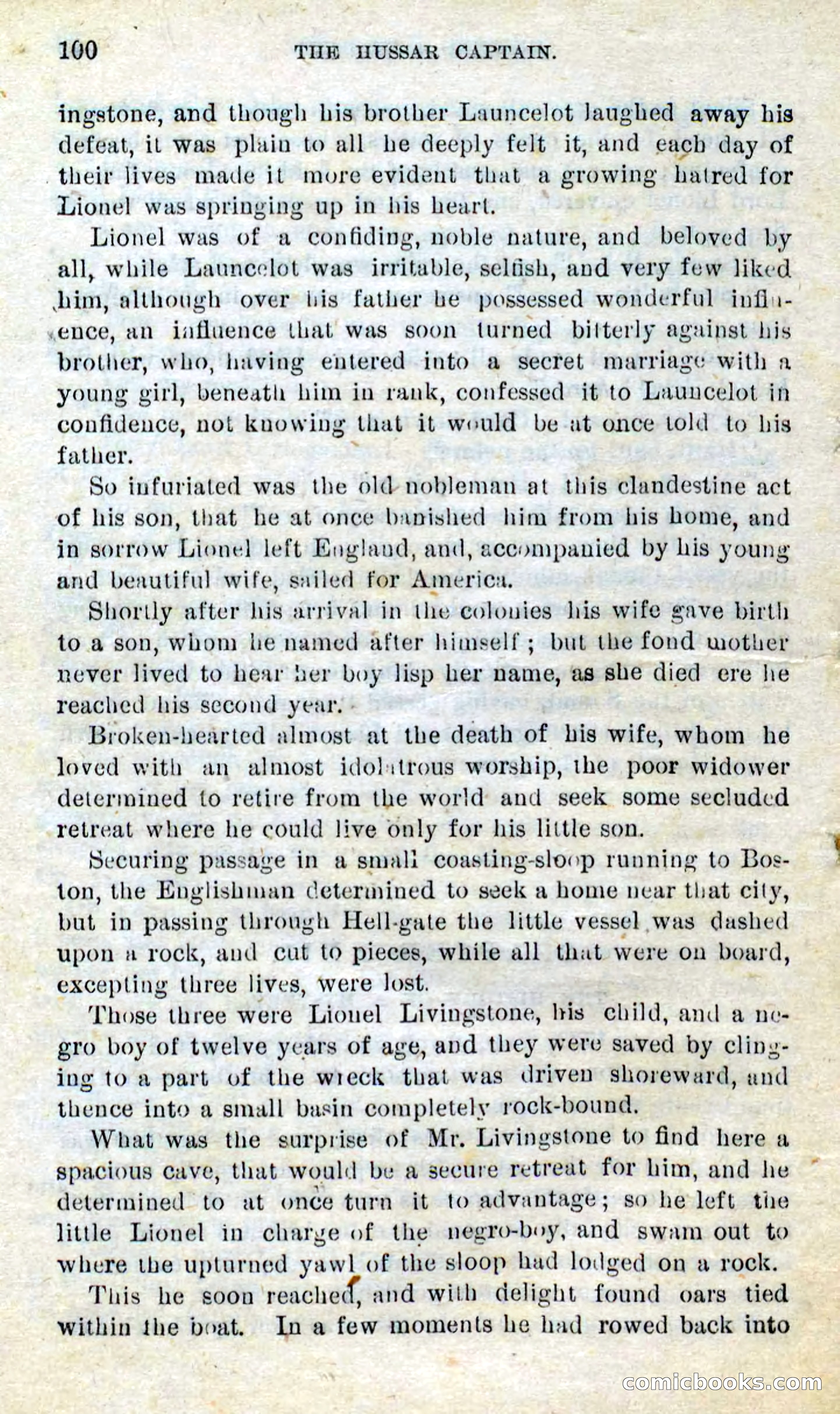Beadle's Dime Novels No. 298: The Hussar Captain — page 96 of 100