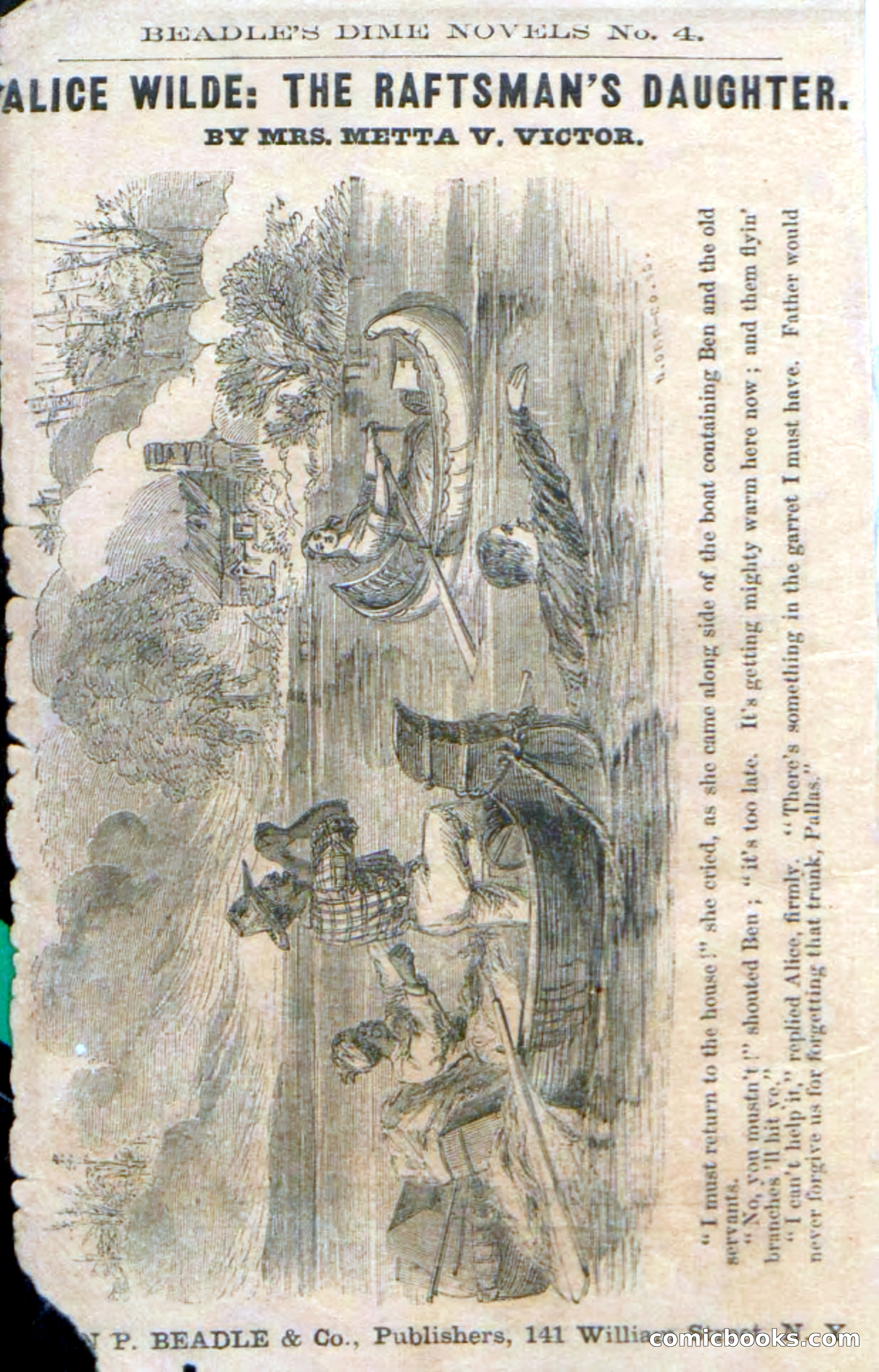 Beadle's Dime Novels No. 3: Myra, the Child of Adoption — page 2 of 130