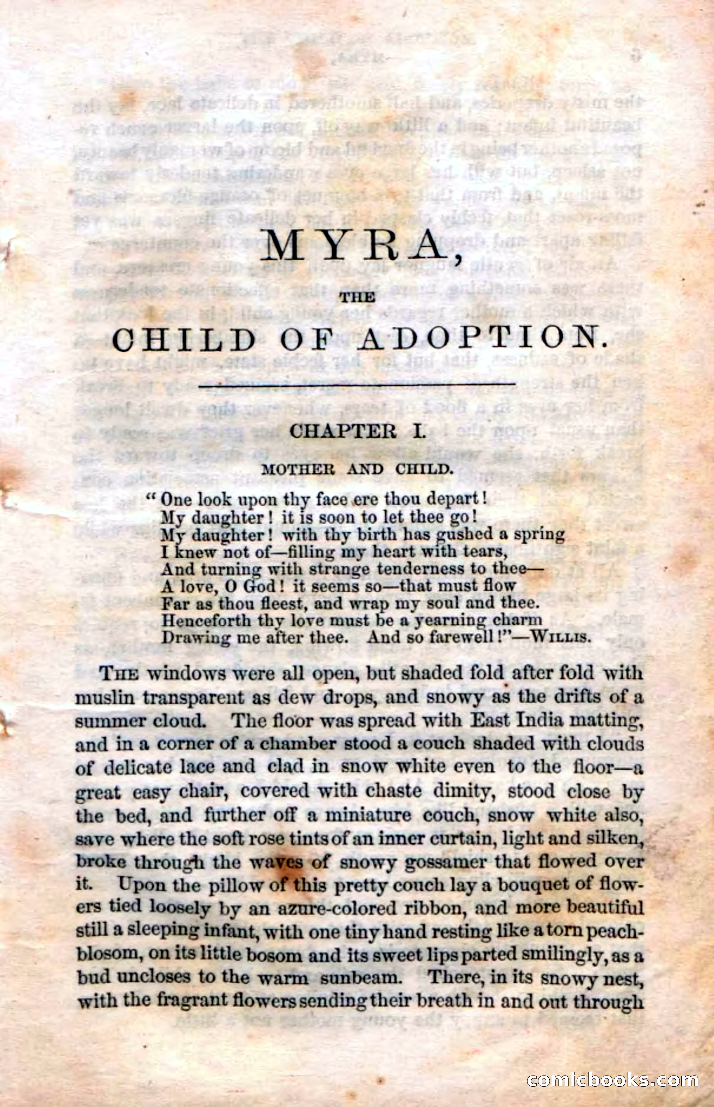 Beadle's Dime Novels No. 3: Myra, the Child of Adoption — page 7 of 130