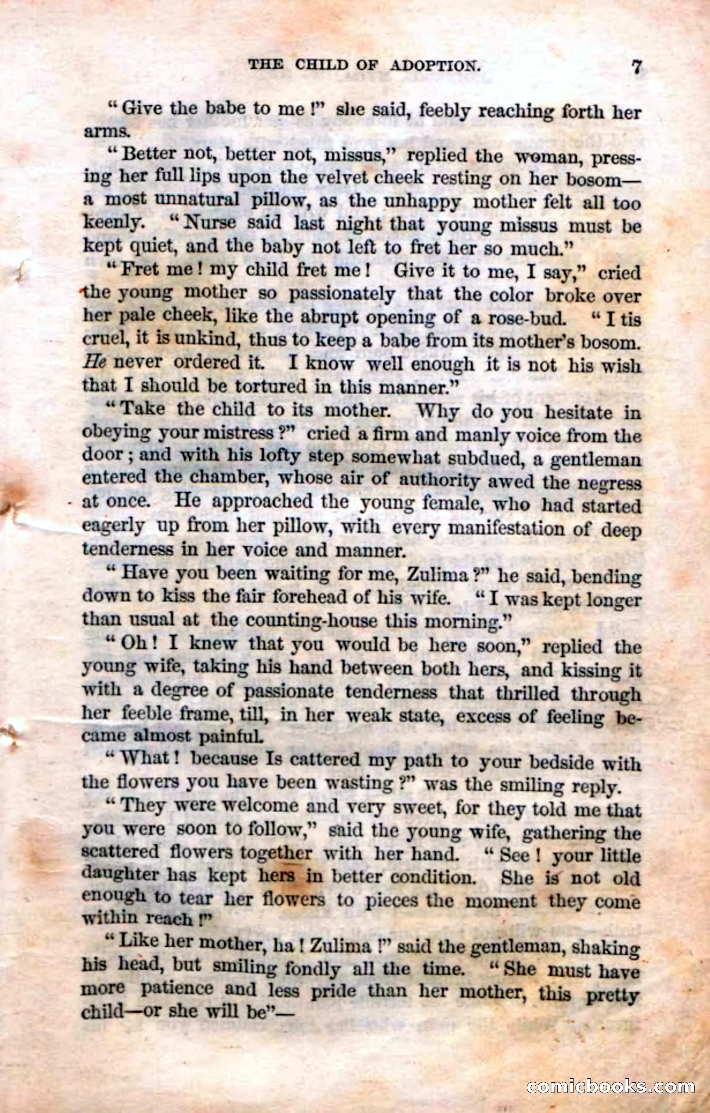 Beadle's Dime Novels No. 3: Myra, the Child of Adoption — page 9 of 130