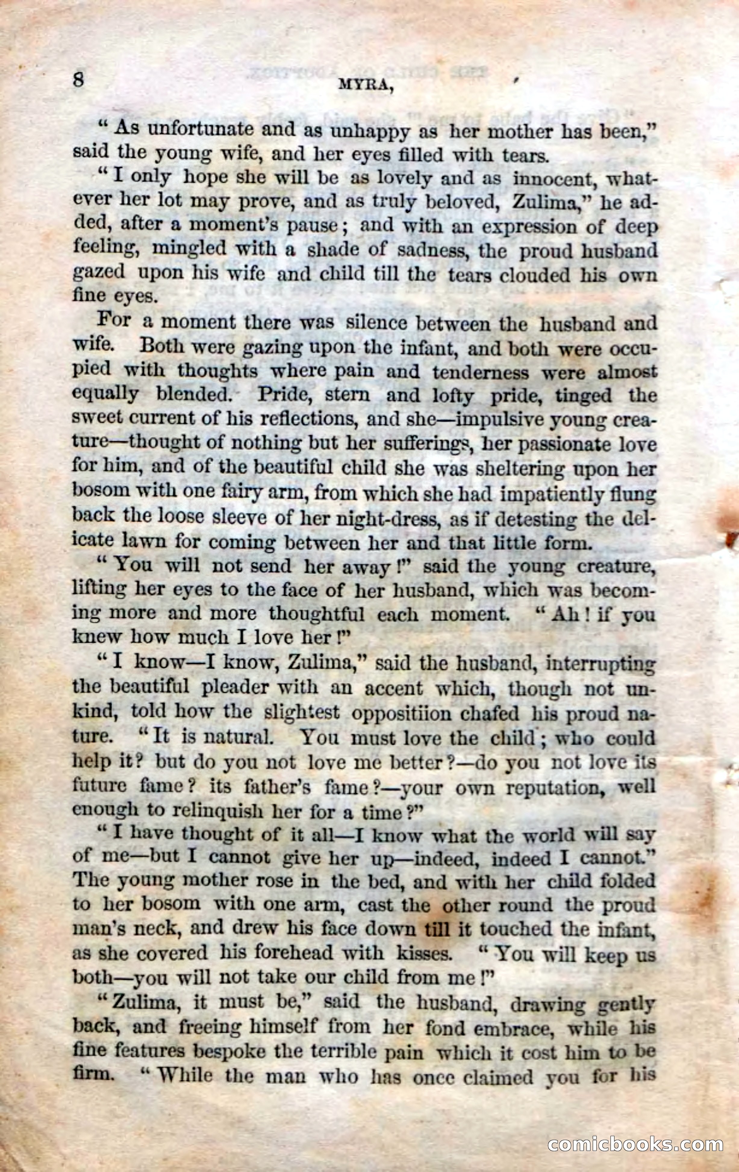 Beadle's Dime Novels No. 3: Myra, the Child of Adoption — page 10 of 130