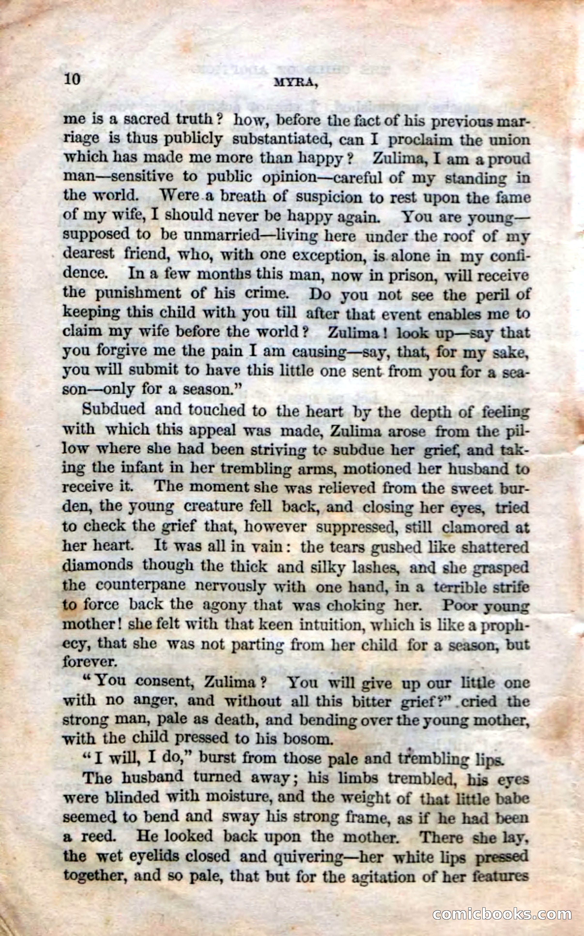 Beadle's Dime Novels No. 3: Myra, the Child of Adoption — page 12 of 130