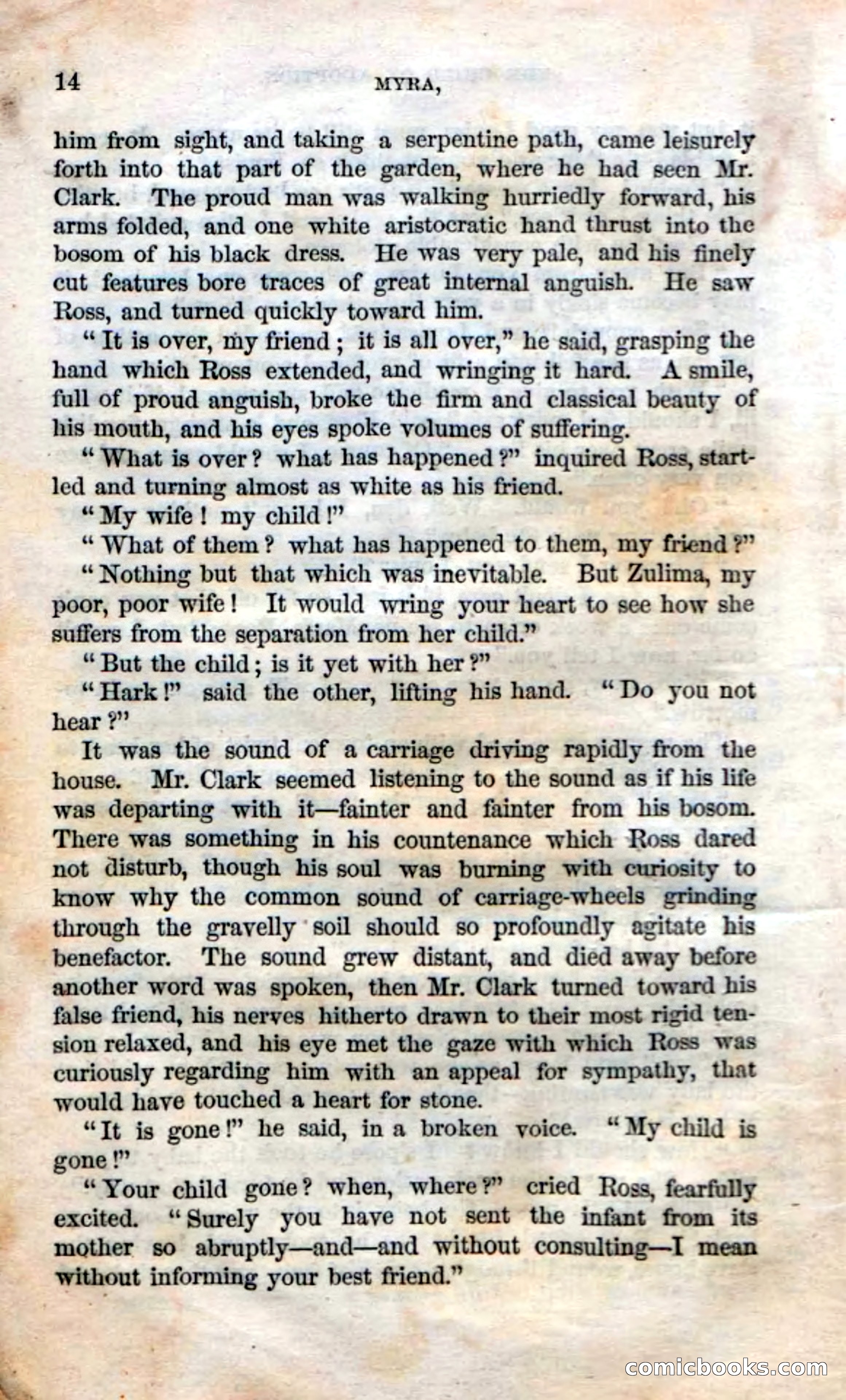 Beadle's Dime Novels No. 3: Myra, the Child of Adoption — page 16 of 130