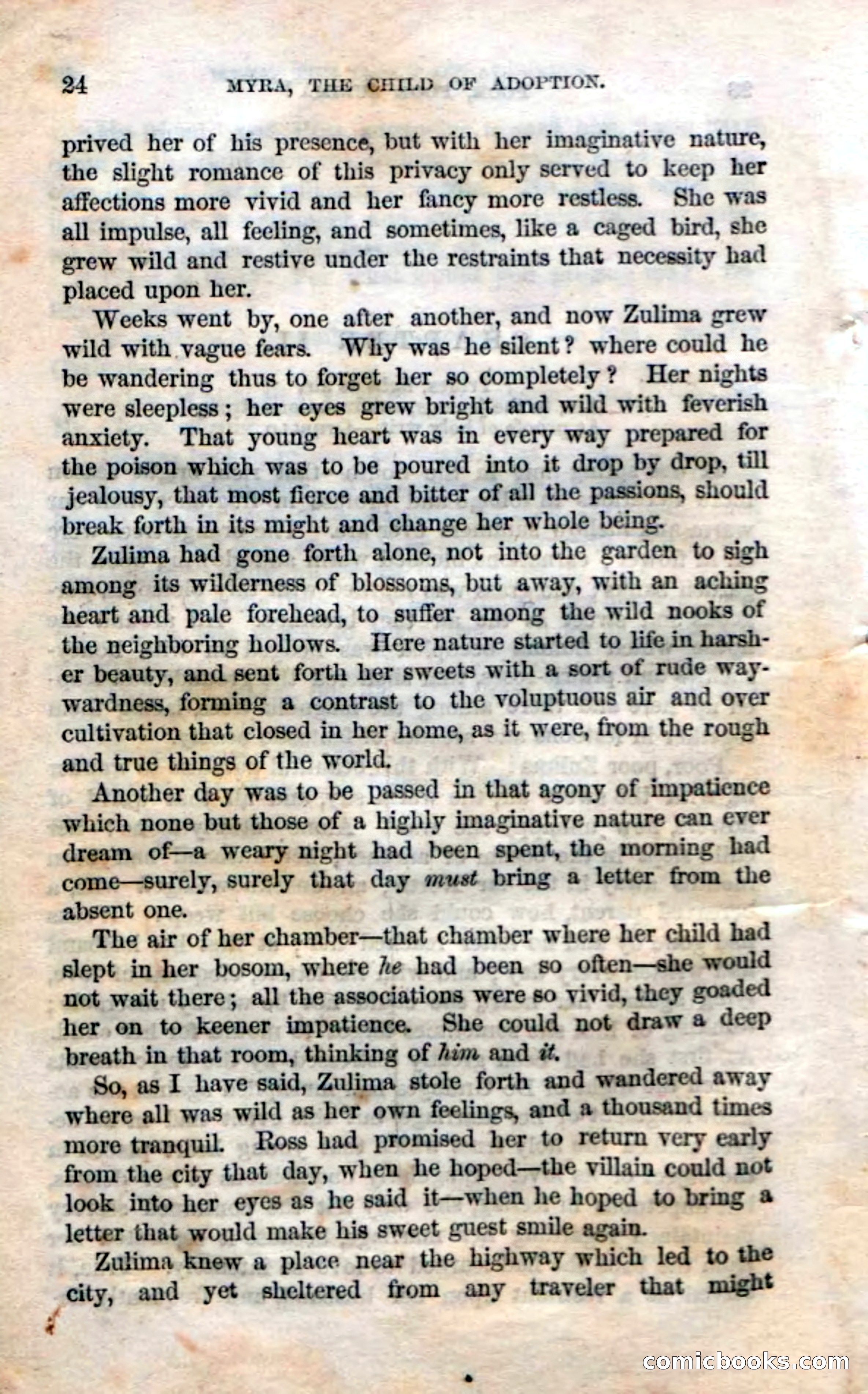 Beadle's Dime Novels No. 3: Myra, the Child of Adoption — page 26 of 130