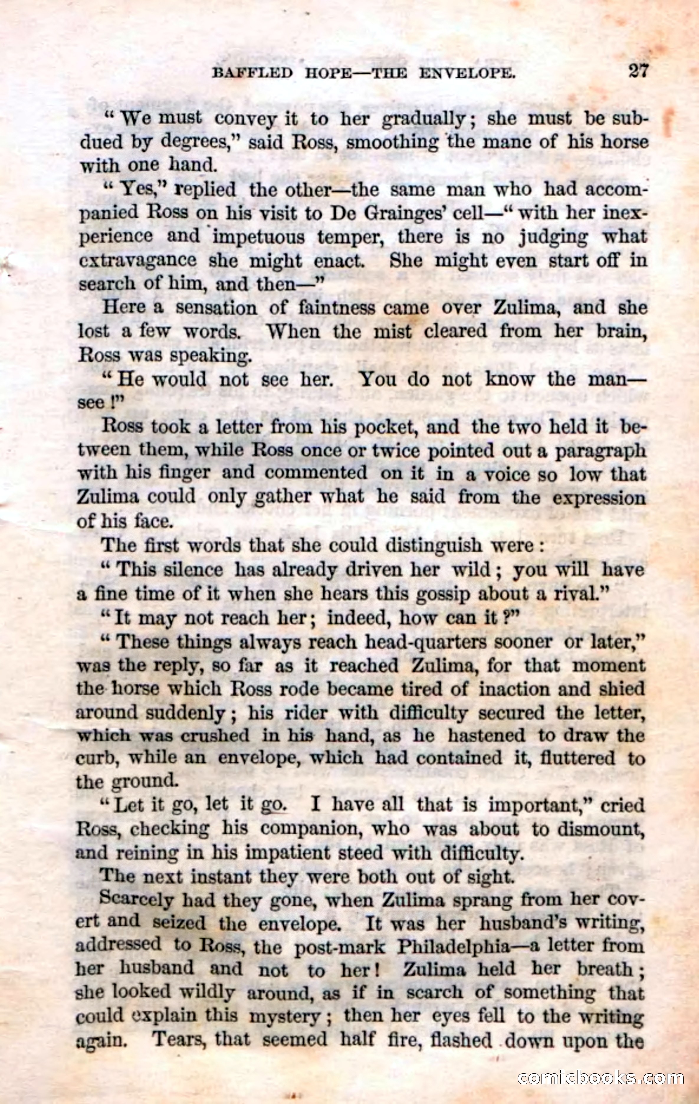 Beadle's Dime Novels No. 3: Myra, the Child of Adoption — page 29 of 130