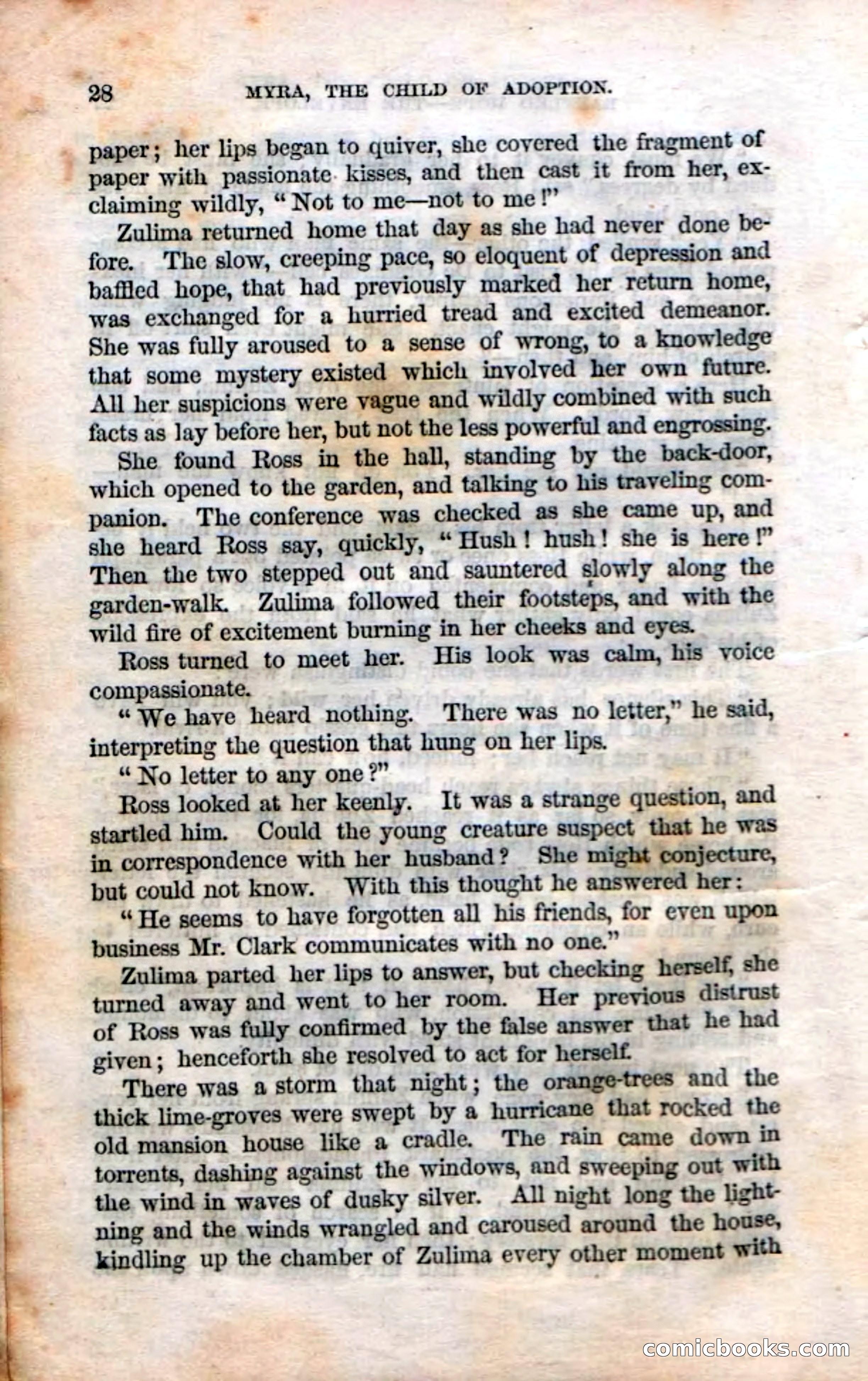 Beadle's Dime Novels No. 3: Myra, the Child of Adoption — page 30 of 130