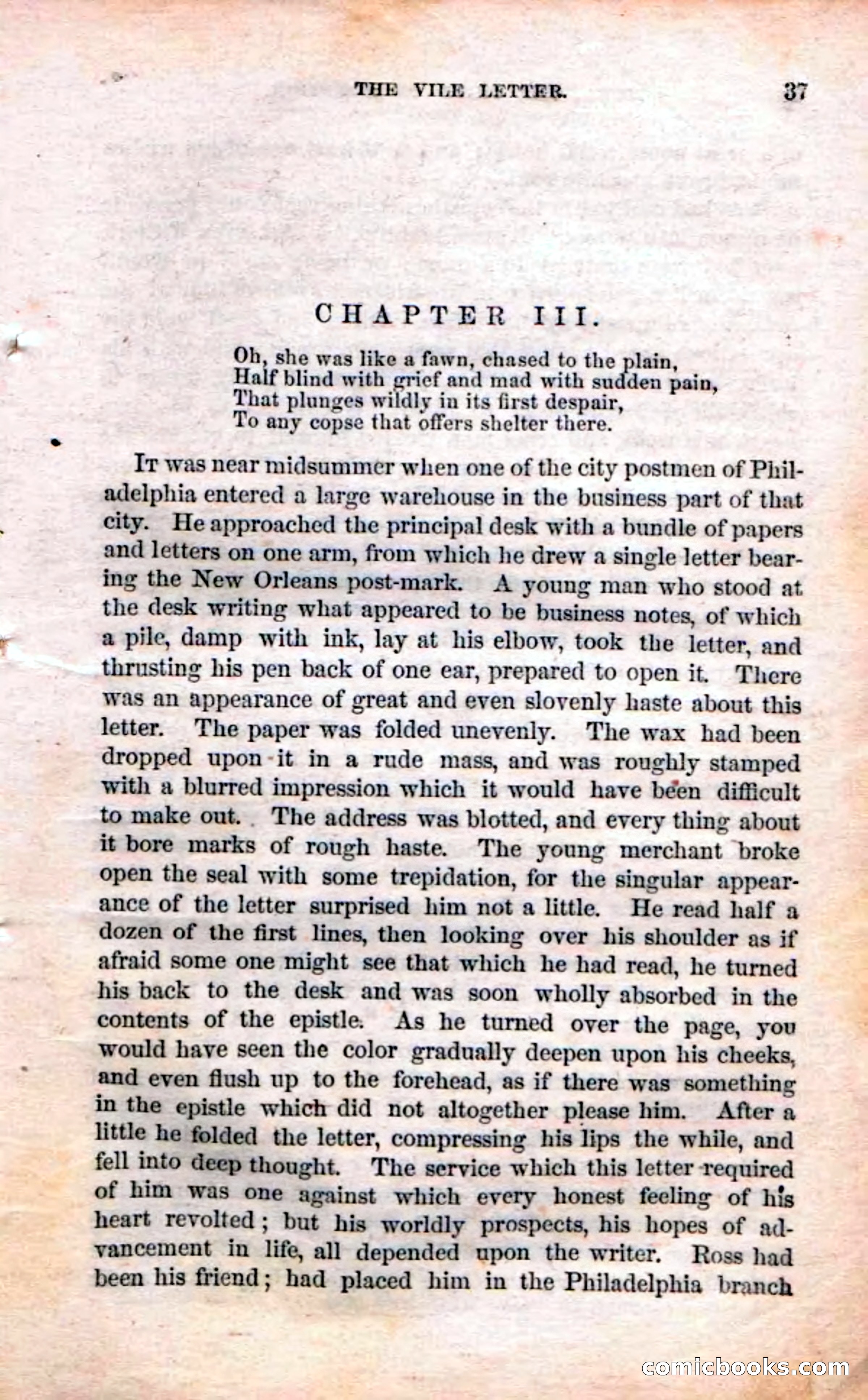 Beadle's Dime Novels No. 3: Myra, the Child of Adoption — page 39 of 130