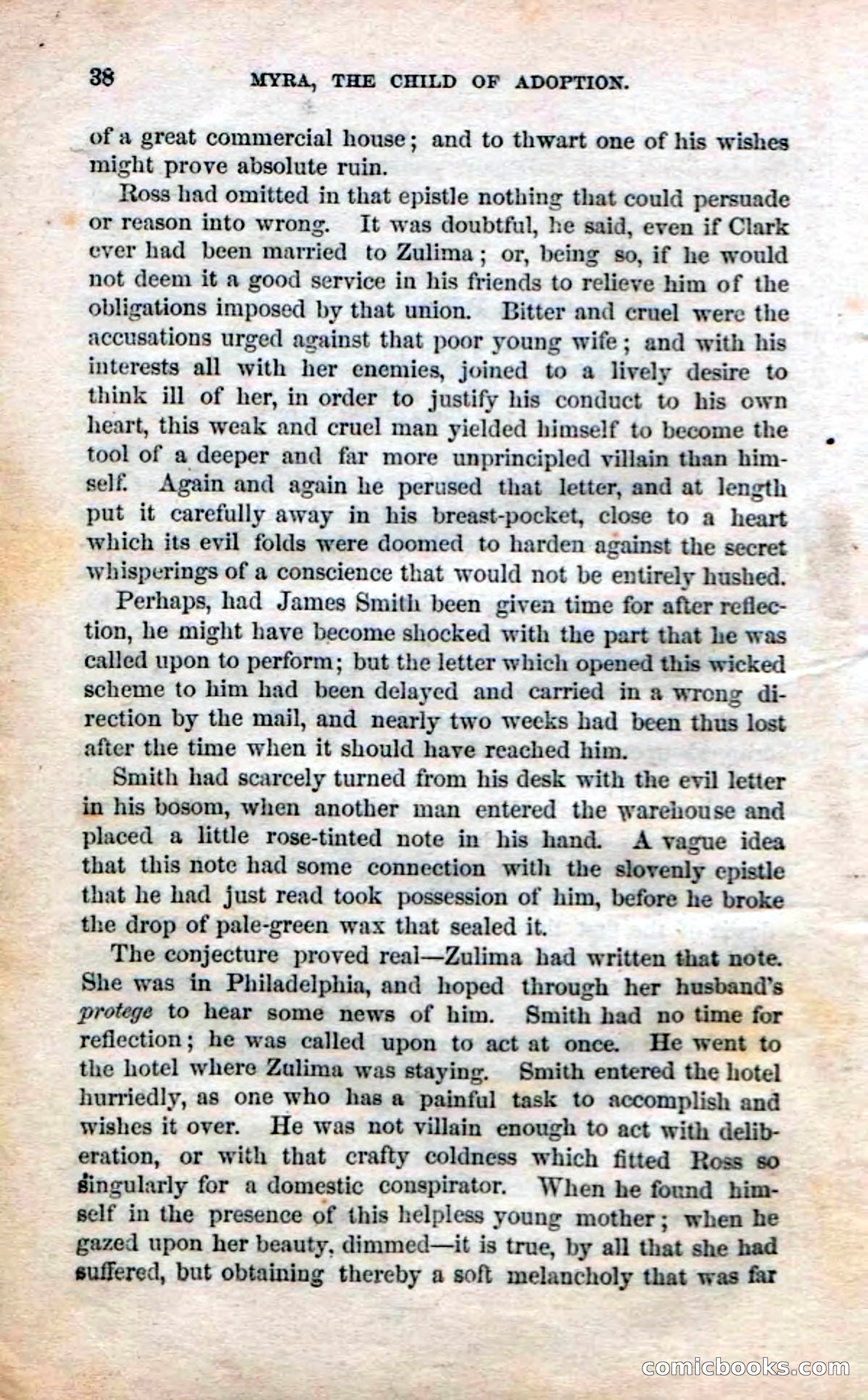 Beadle's Dime Novels No. 3: Myra, the Child of Adoption — page 40 of 130