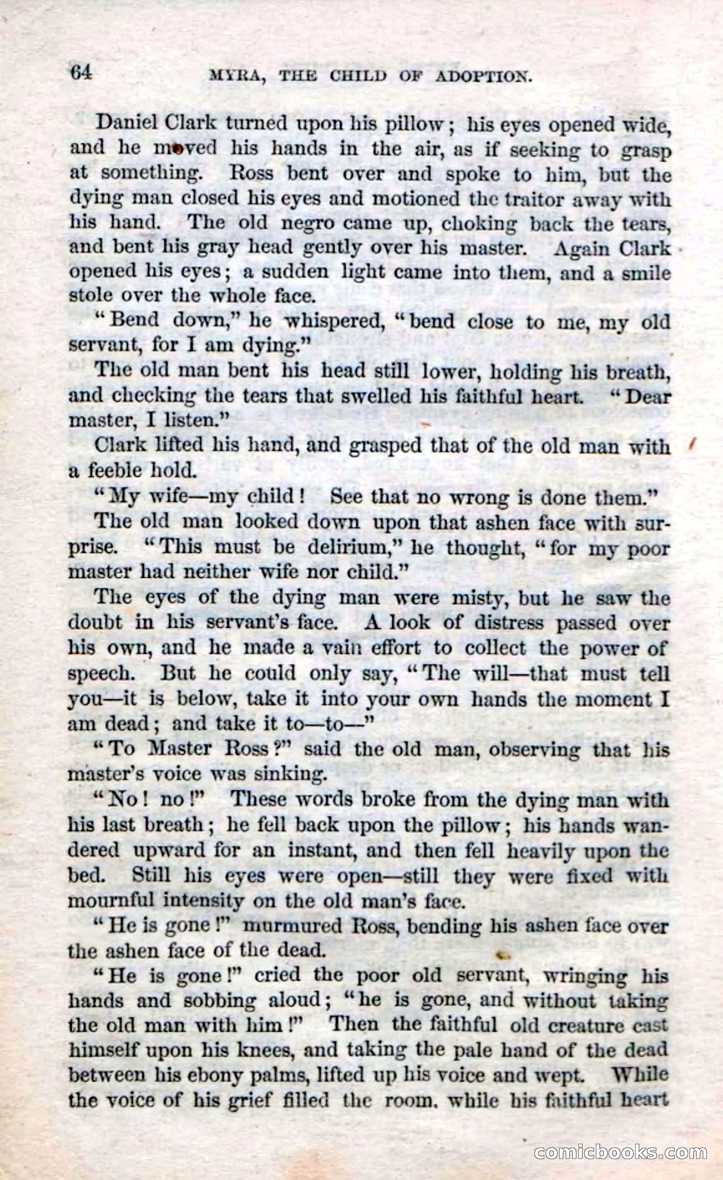 Beadle's Dime Novels No. 3: Myra, the Child of Adoption — page 66 of 130