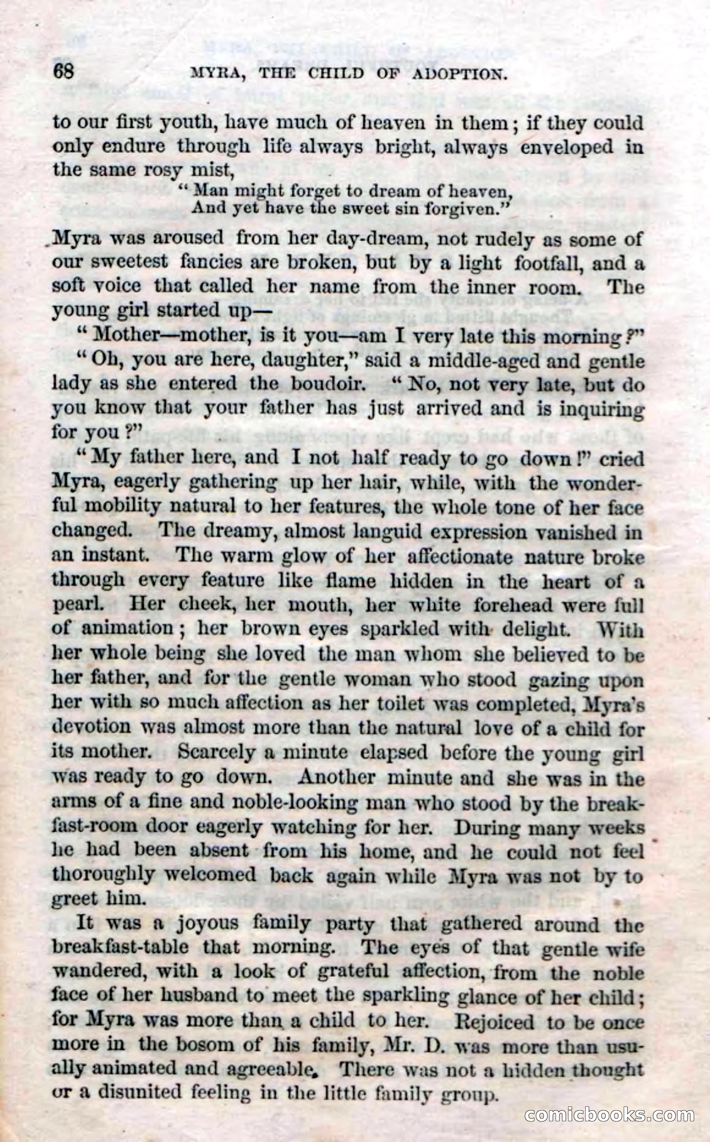 Beadle's Dime Novels No. 3: Myra, the Child of Adoption — page 70 of 130