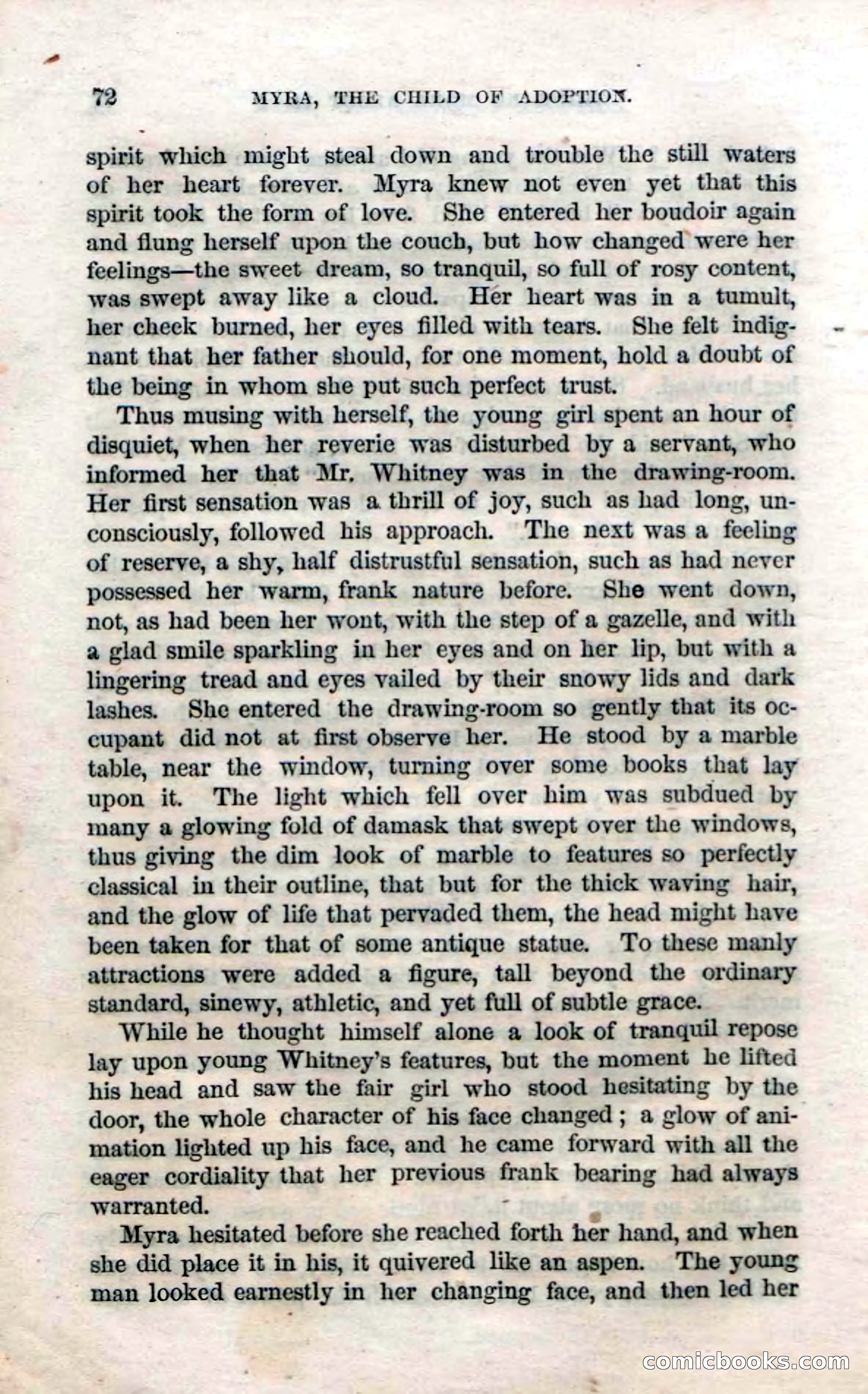 Beadle's Dime Novels No. 3: Myra, the Child of Adoption — page 74 of 130