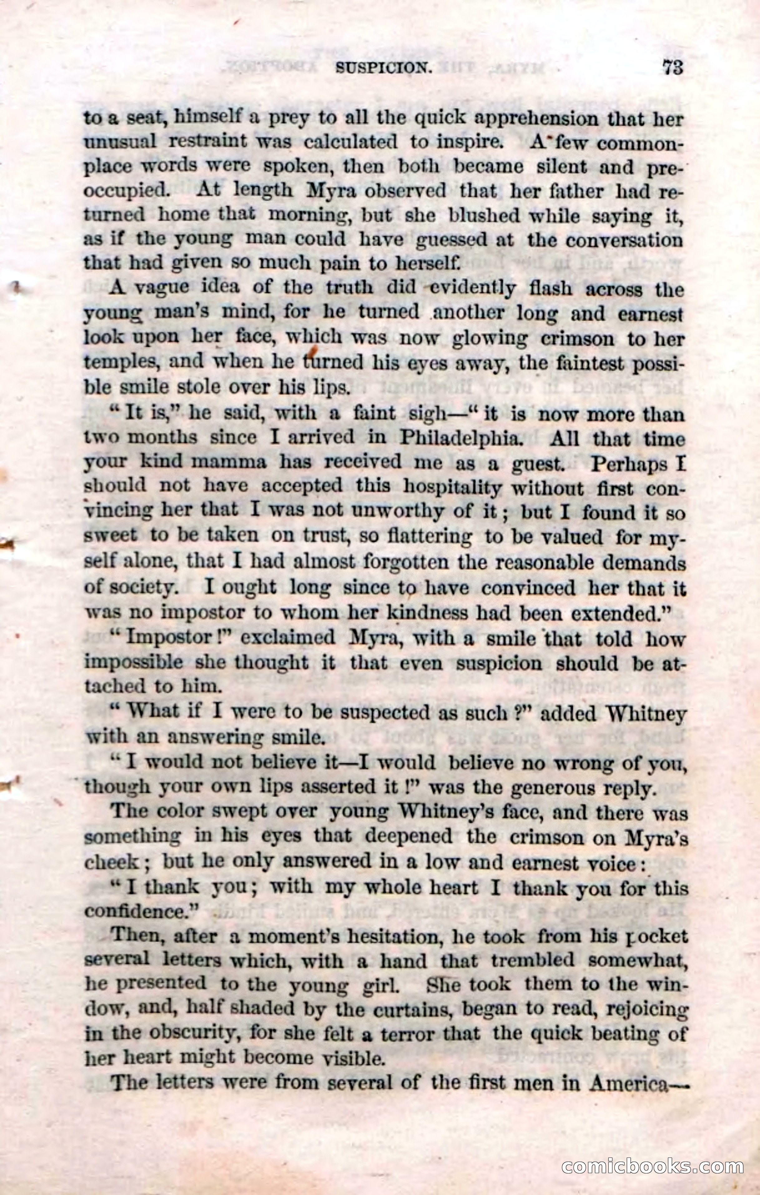 Beadle's Dime Novels No. 3: Myra, the Child of Adoption — page 75 of 130