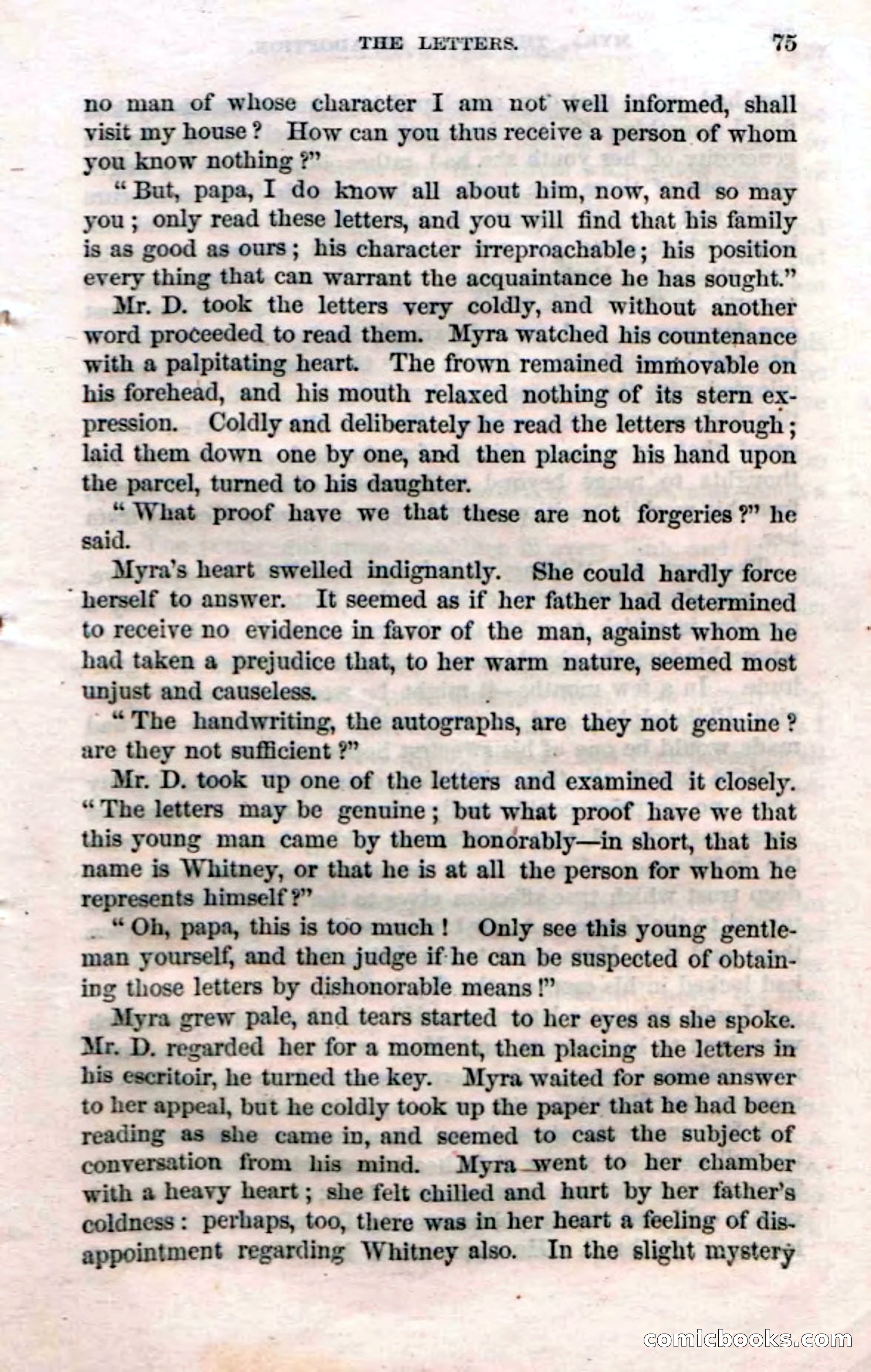 Beadle's Dime Novels No. 3: Myra, the Child of Adoption — page 77 of 130