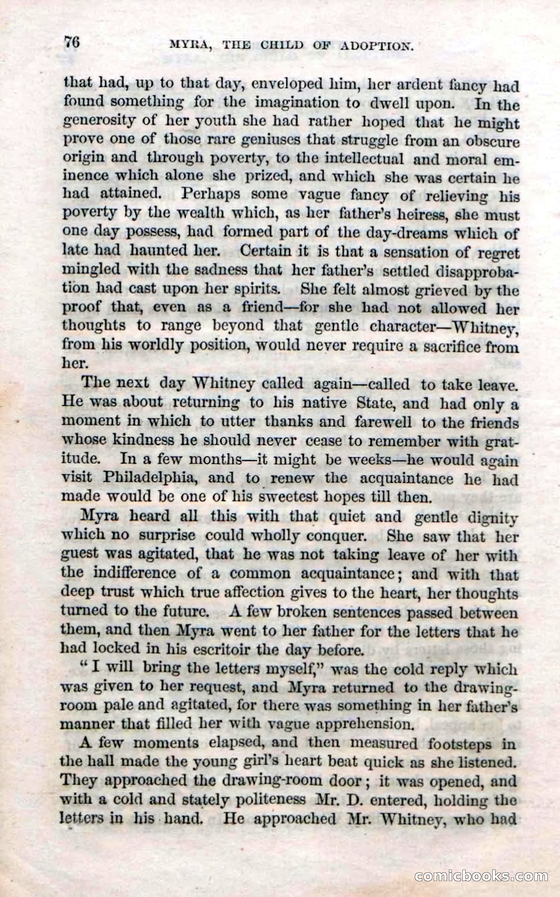 Beadle's Dime Novels No. 3: Myra, the Child of Adoption — page 78 of 130
