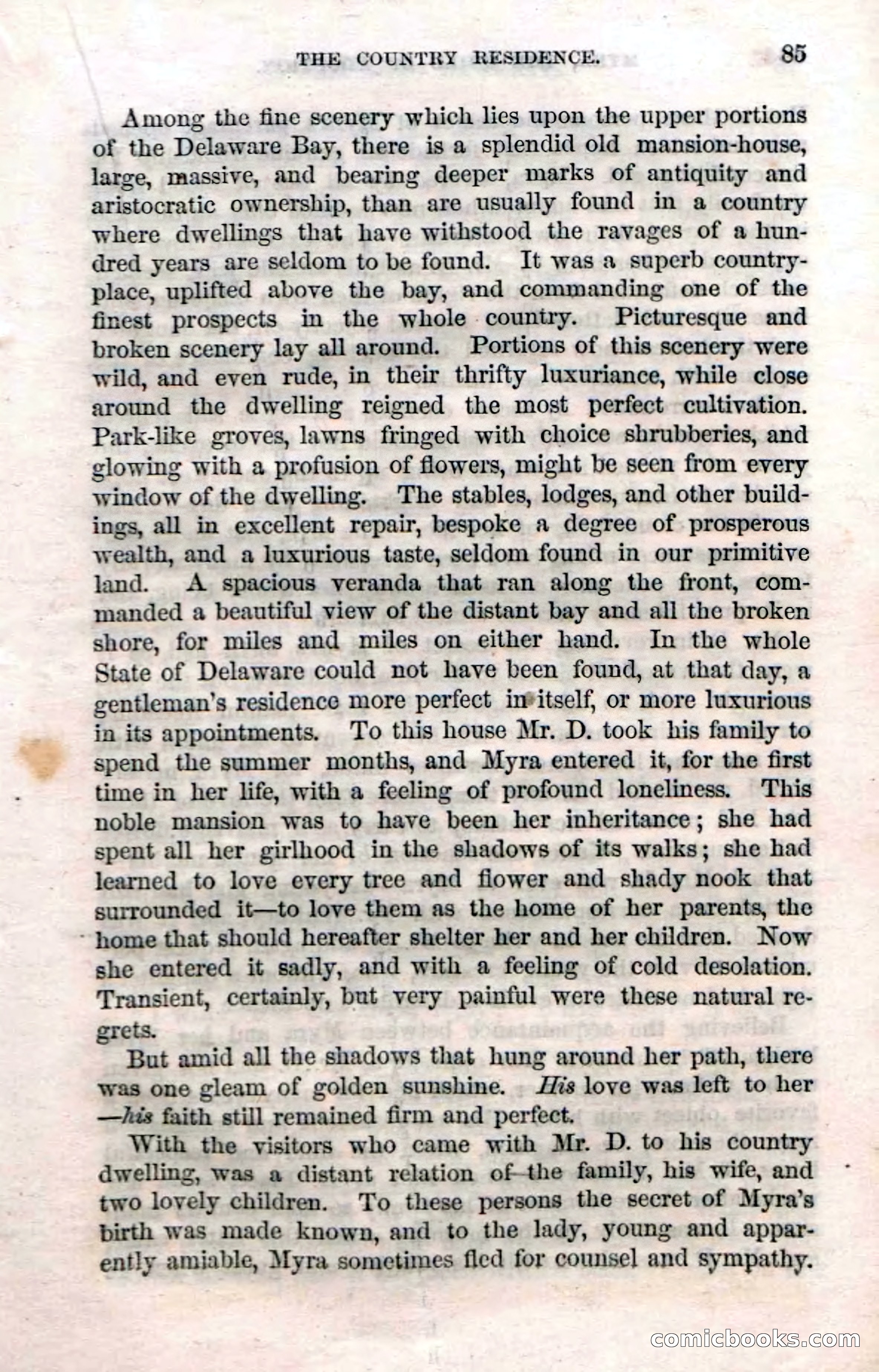 Beadle's Dime Novels No. 3: Myra, the Child of Adoption — page 87 of 130