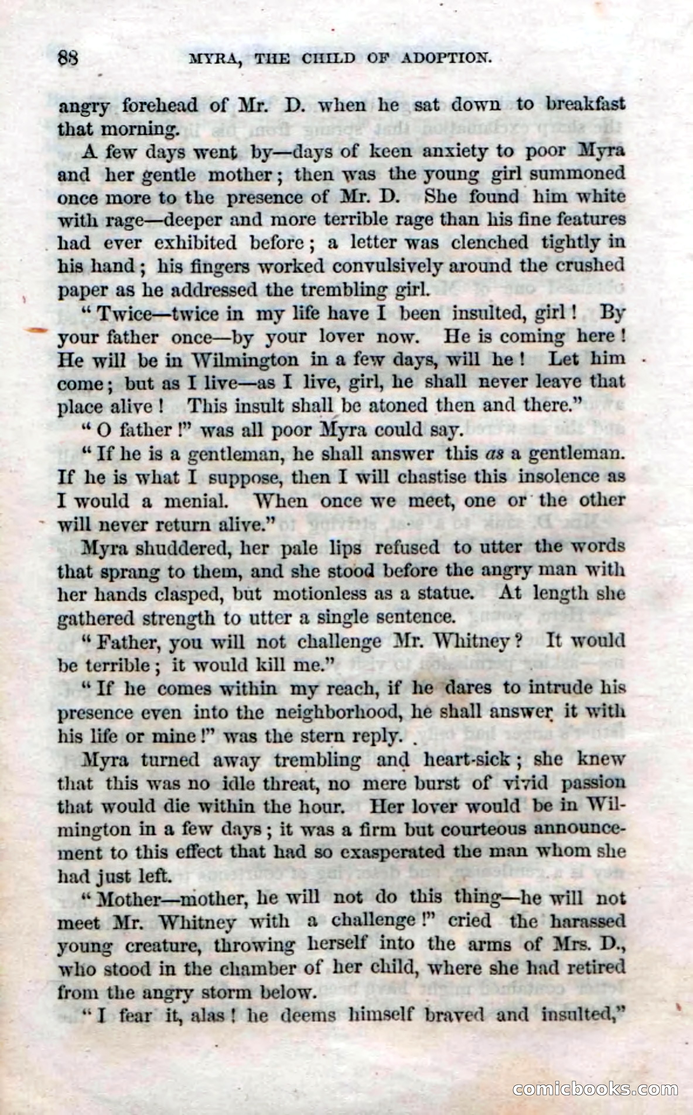 Beadle's Dime Novels No. 3: Myra, the Child of Adoption — page 90 of 130