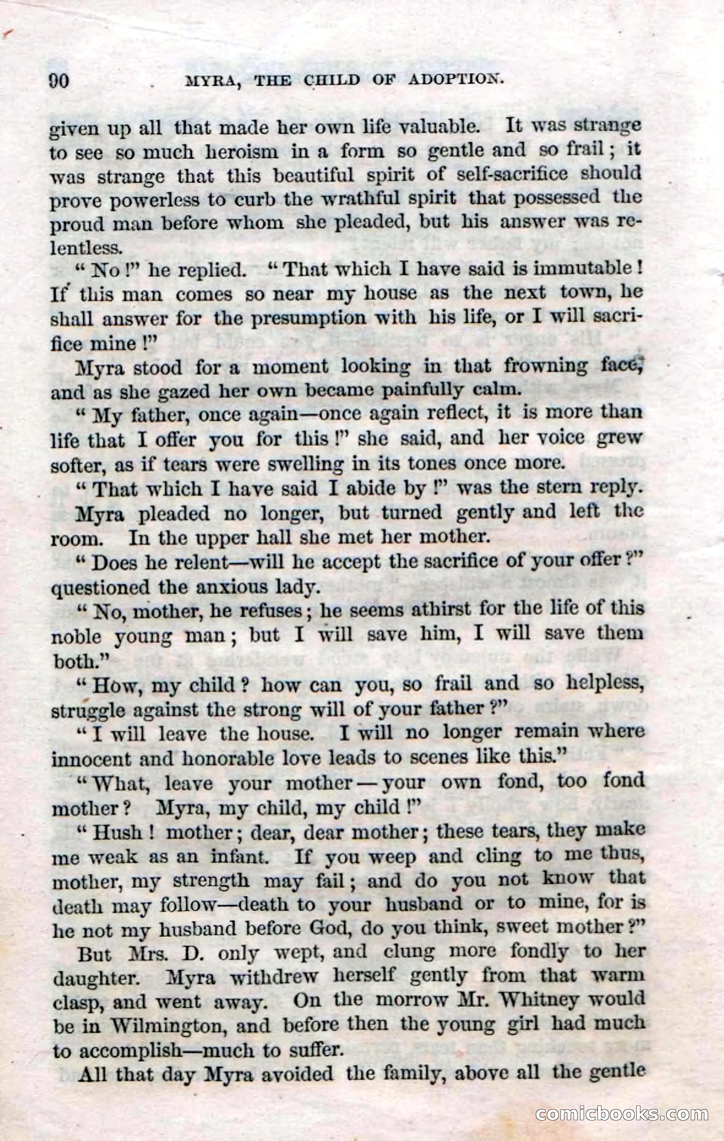 Beadle's Dime Novels No. 3: Myra, the Child of Adoption — page 92 of 130