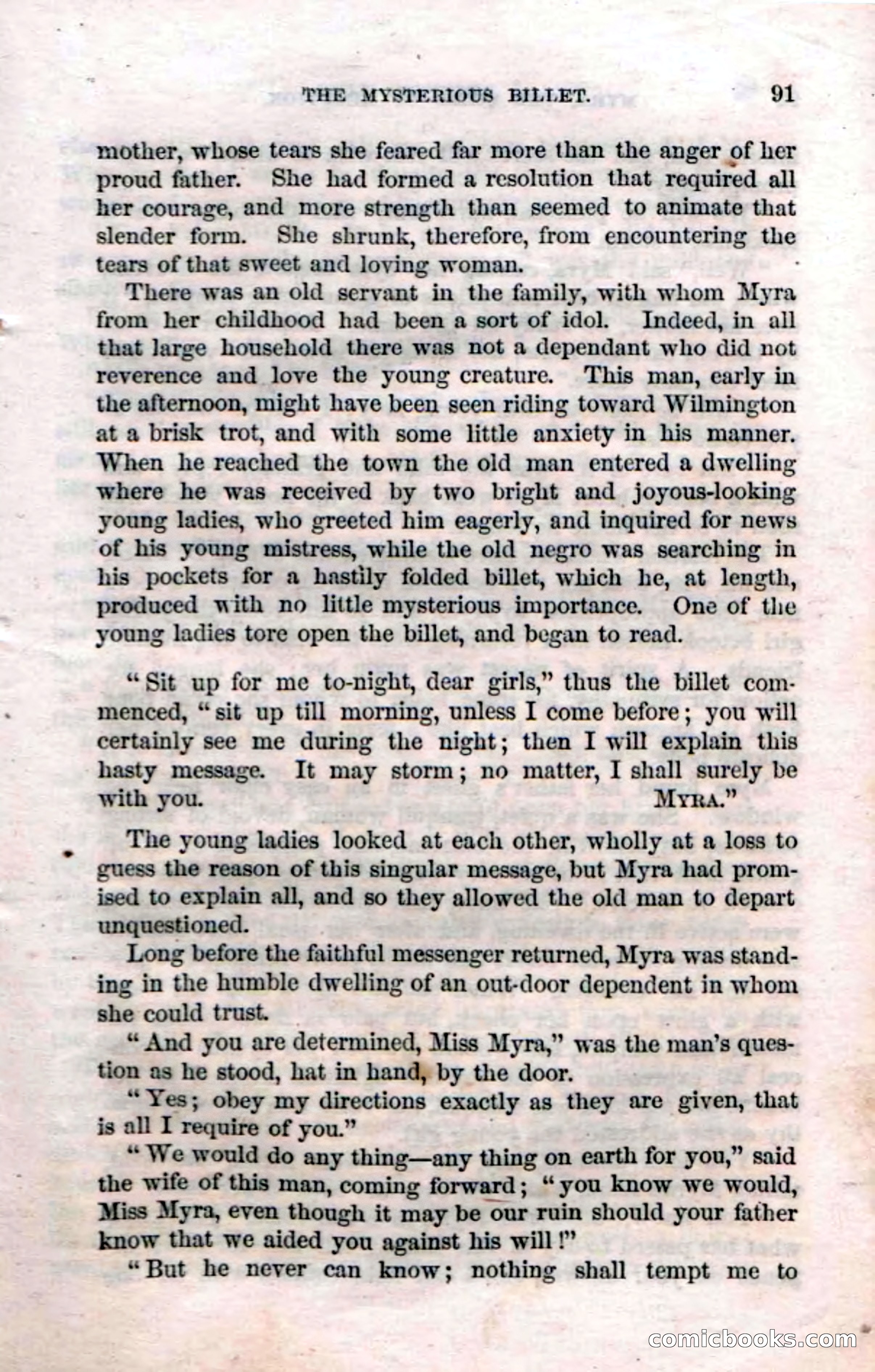 Beadle's Dime Novels No. 3: Myra, the Child of Adoption — page 93 of 130