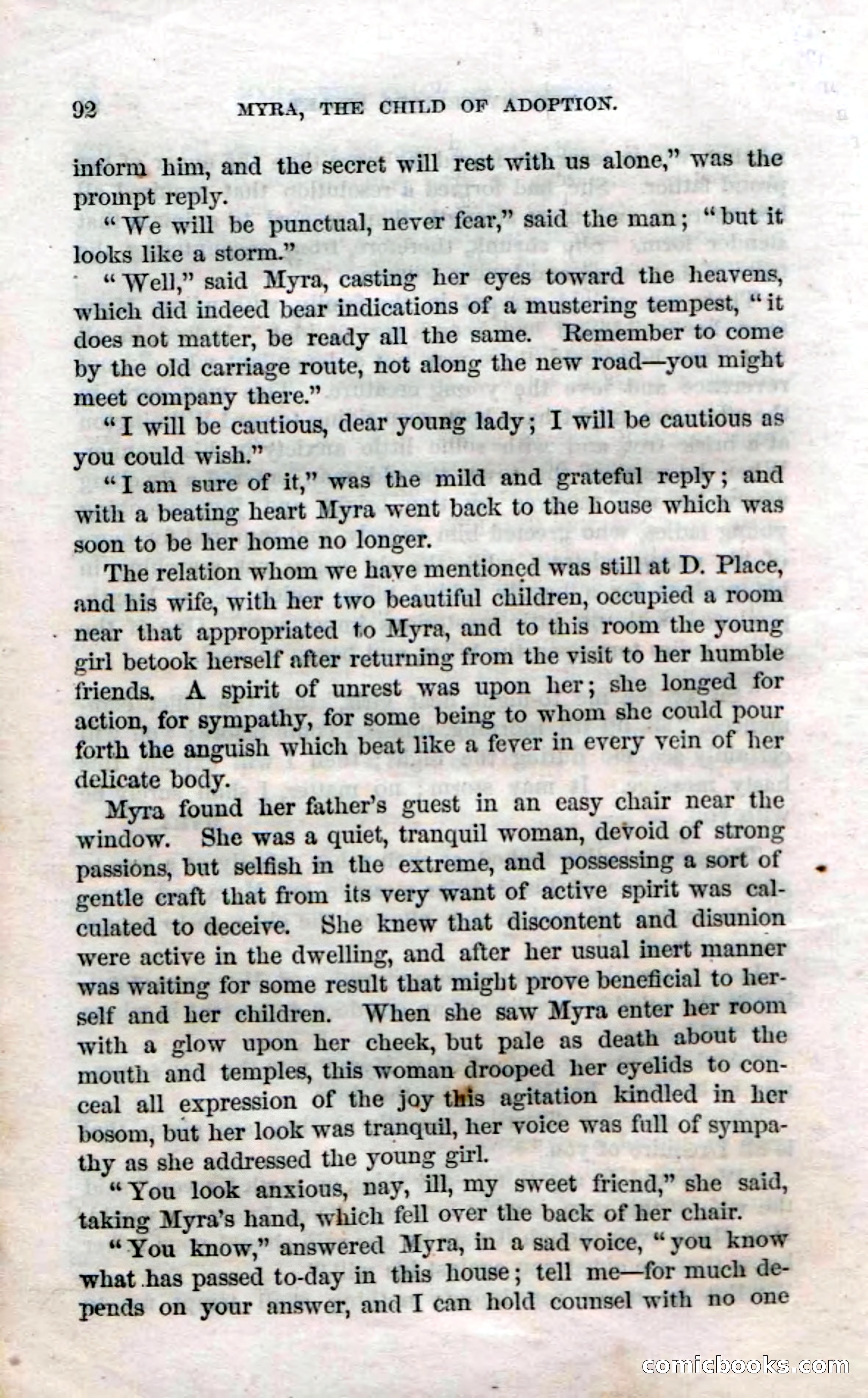 Beadle's Dime Novels No. 3: Myra, the Child of Adoption — page 94 of 130
