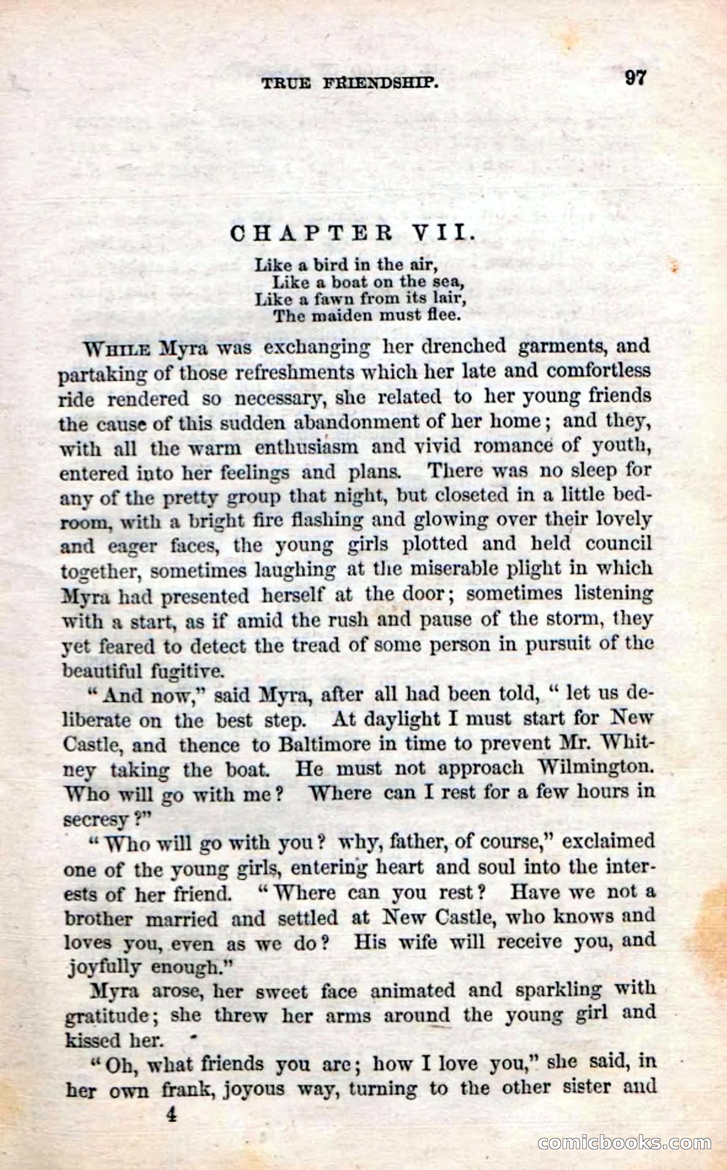 Beadle's Dime Novels No. 3: Myra, the Child of Adoption — page 99 of 130
