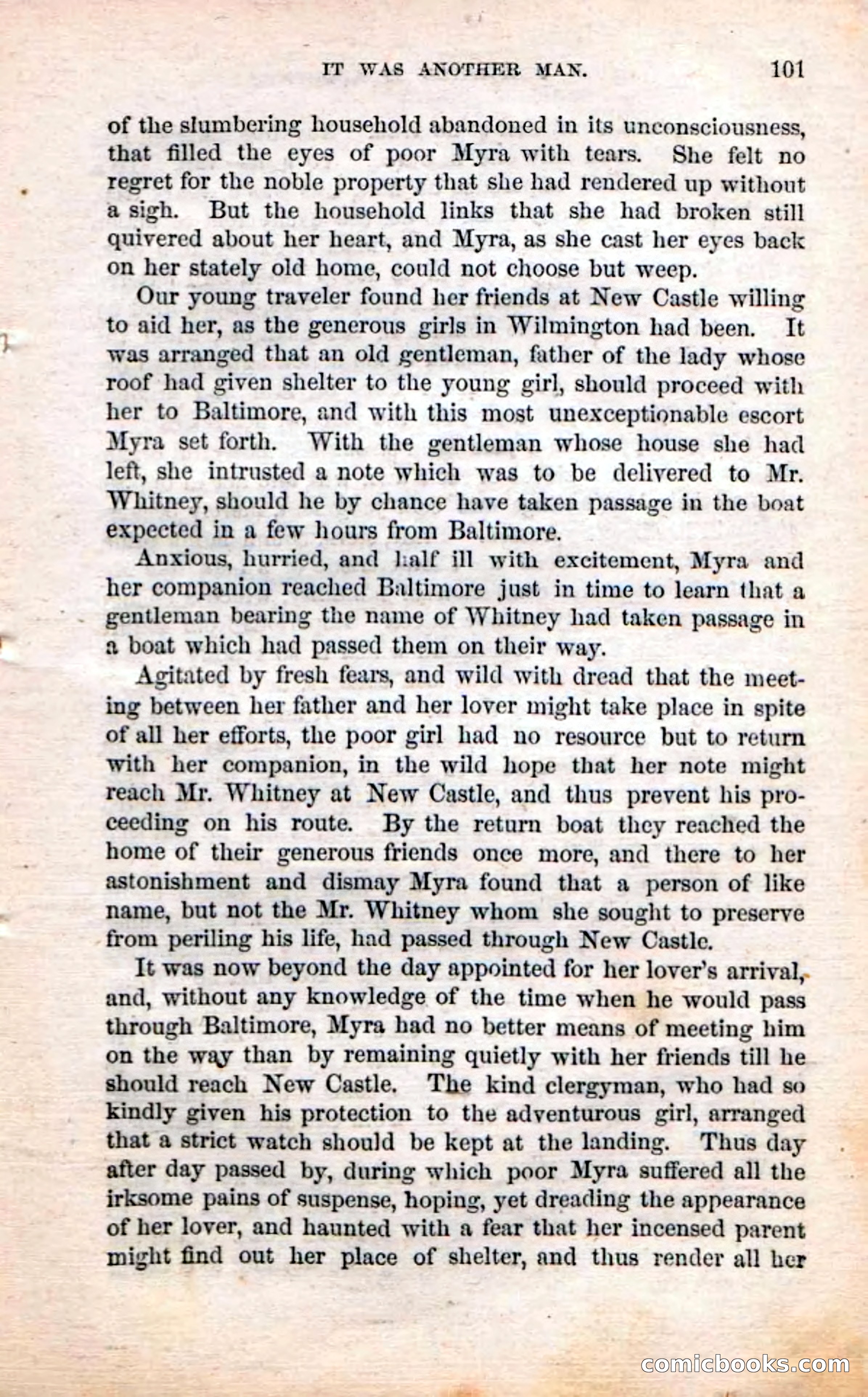 Beadle's Dime Novels No. 3: Myra, the Child of Adoption — page 103 of 130