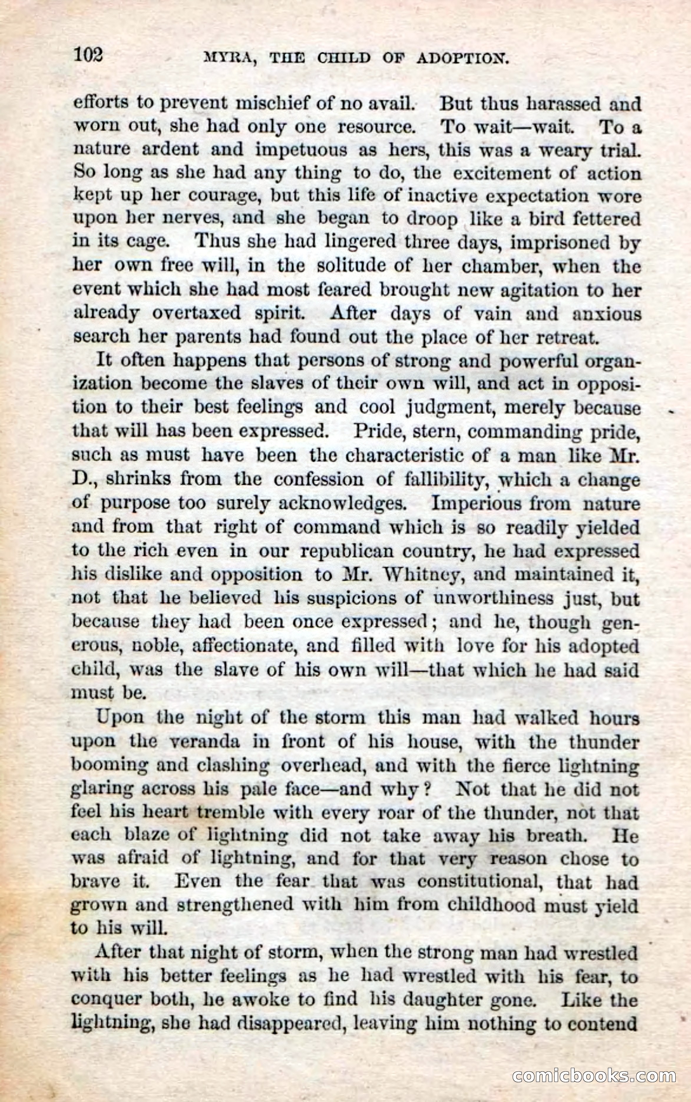 Beadle's Dime Novels No. 3: Myra, the Child of Adoption — page 104 of 130