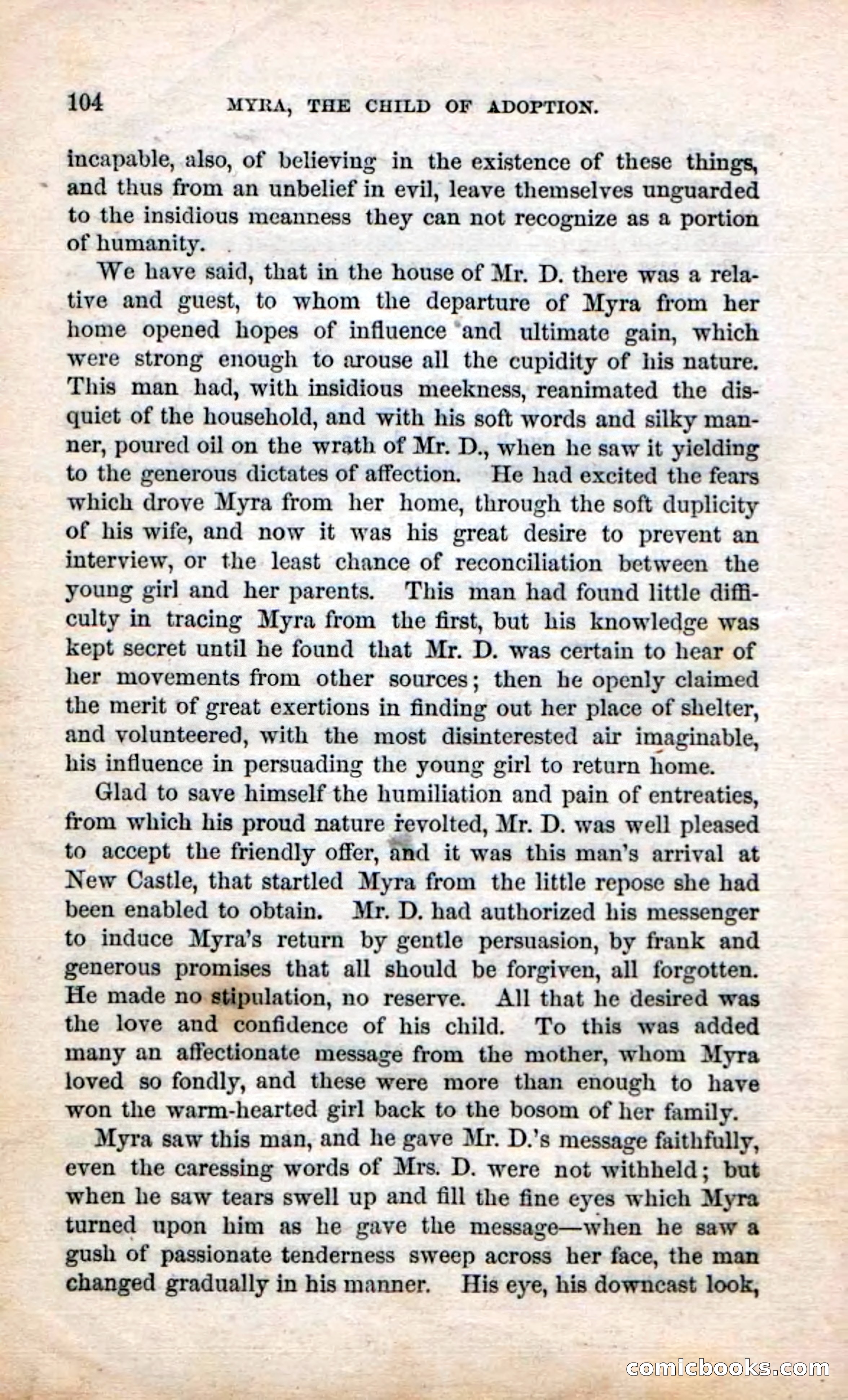 Beadle's Dime Novels No. 3: Myra, the Child of Adoption — page 106 of 130